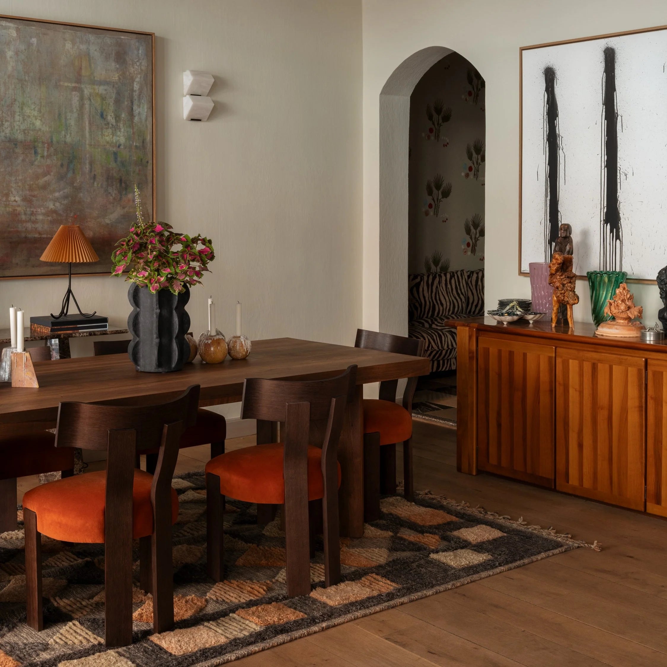 FRENCH Walnut Wood Table