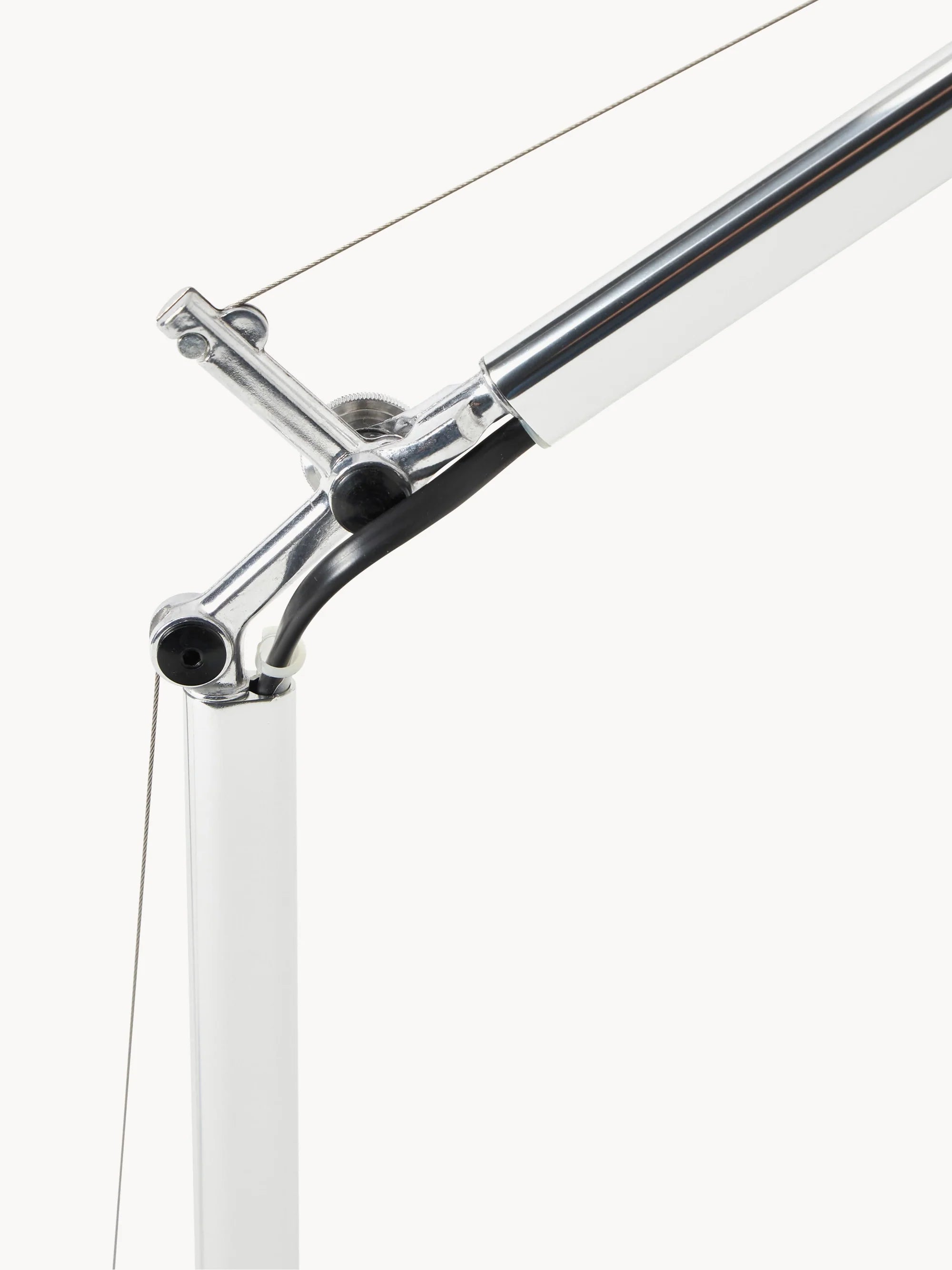 Verstellbare Schreibtischlampe TOLOMEO MICRO matt silber