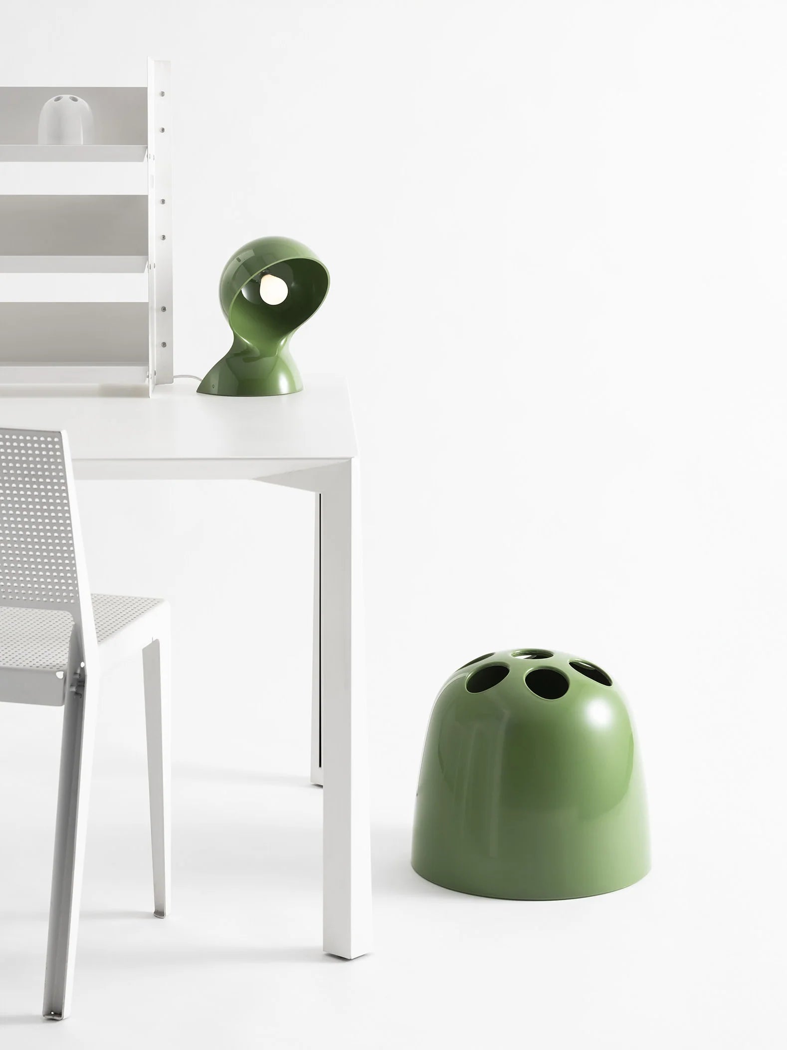 Tischlampe DALÙ olivgrün