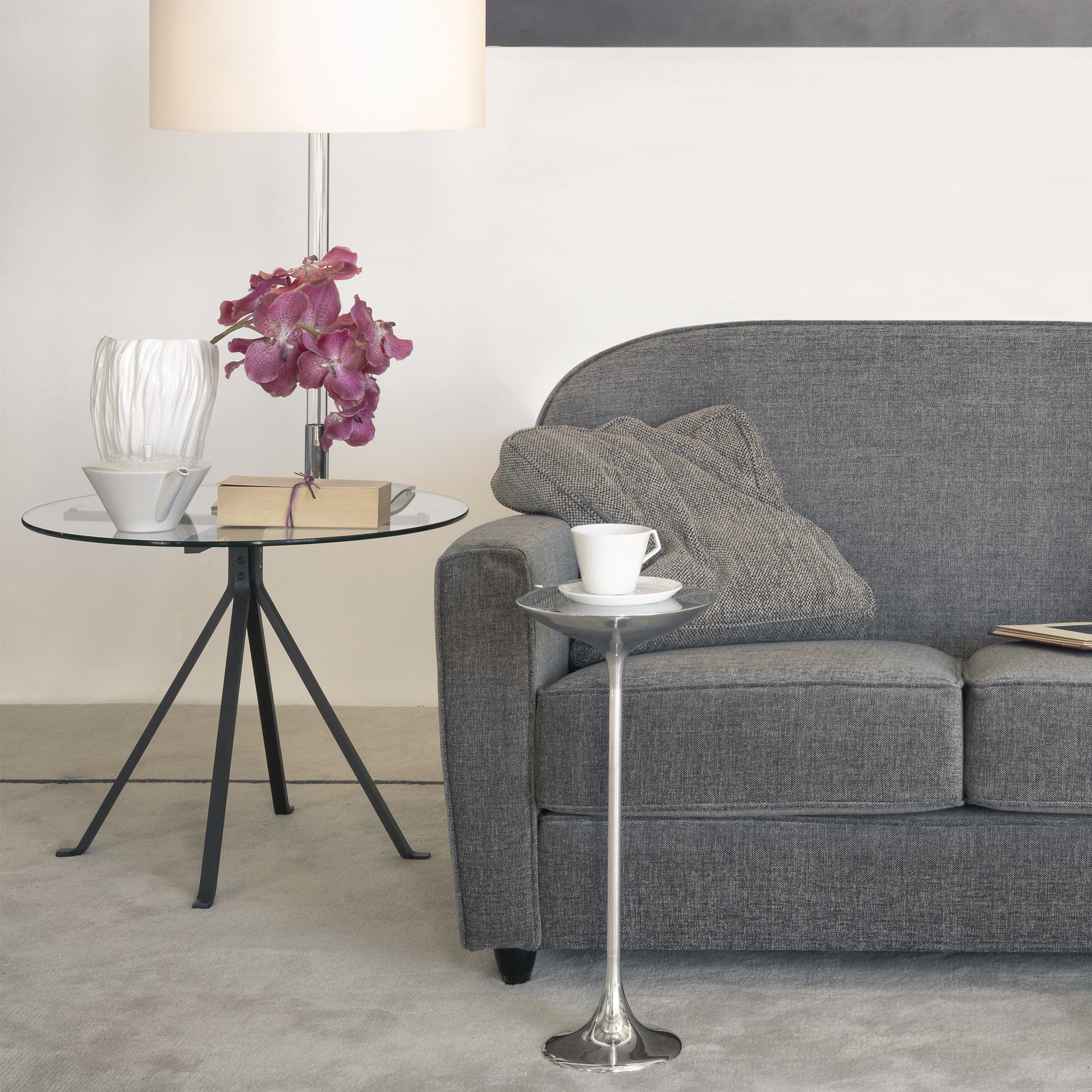 Ping and silver auxiliary table