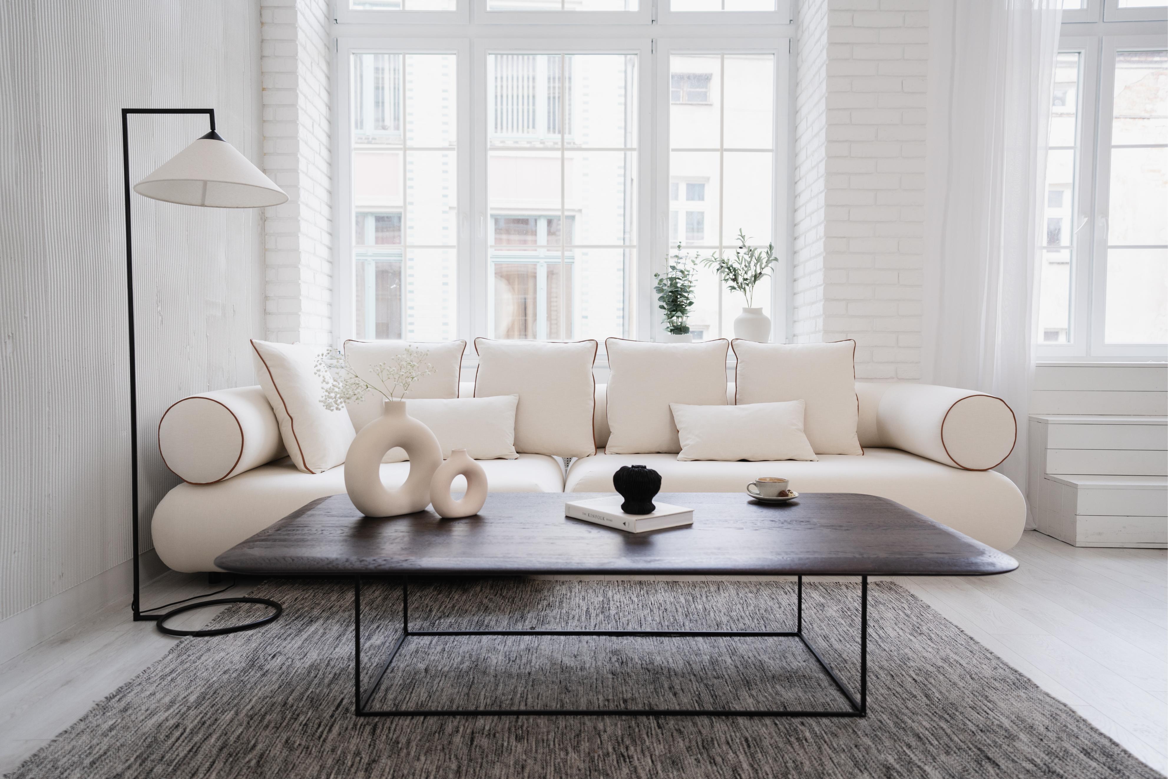 Rechtes modulares Ecksofa CASABLANCA personalisiert