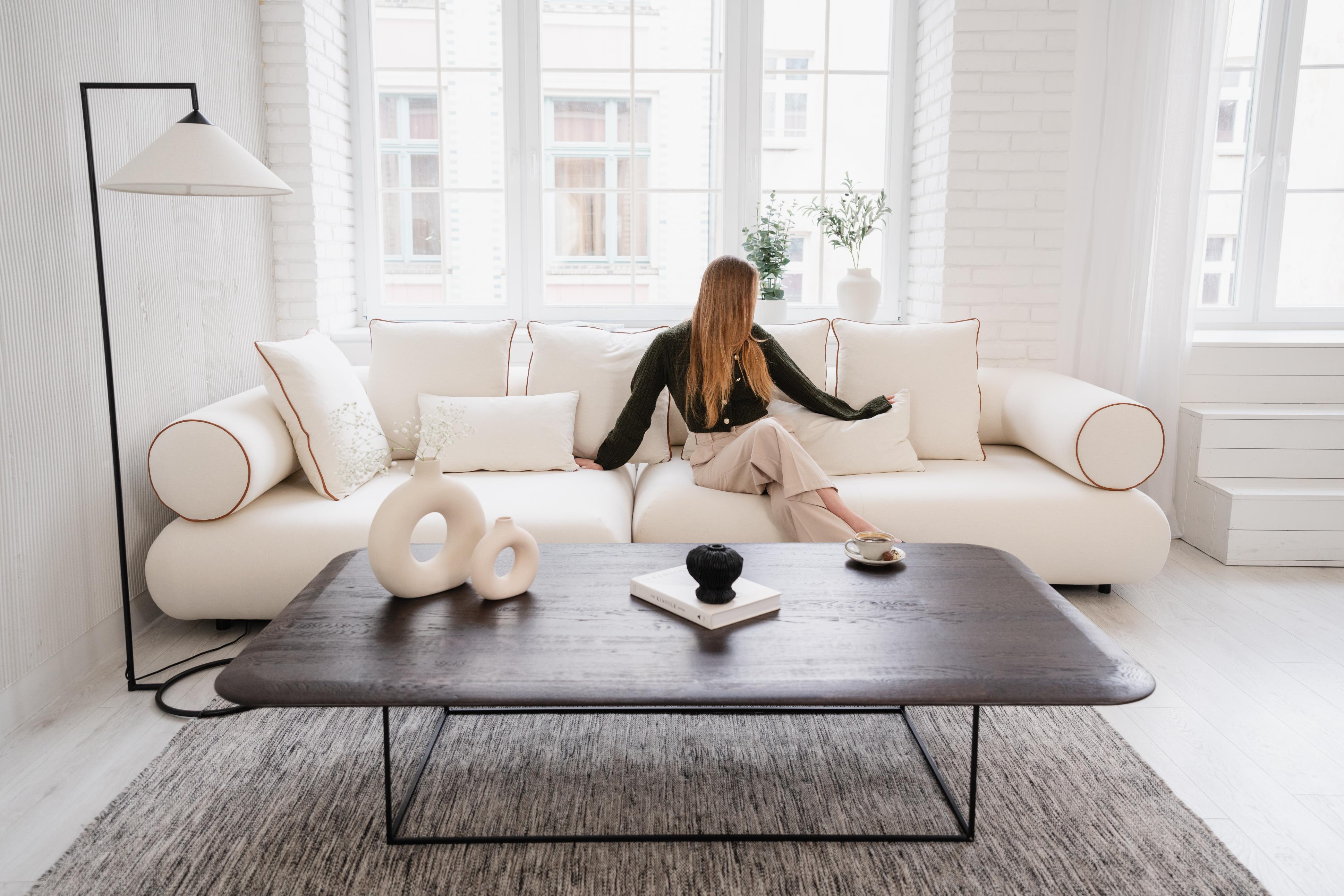 Rechtes modulares Ecksofa CASABLANCA personalisiert