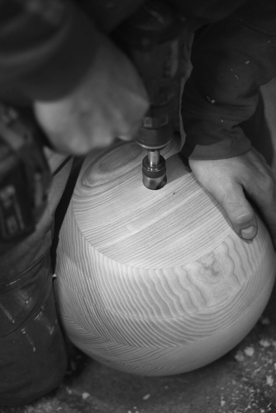 Kaffeetisch AN RER aus Holz und Stahl