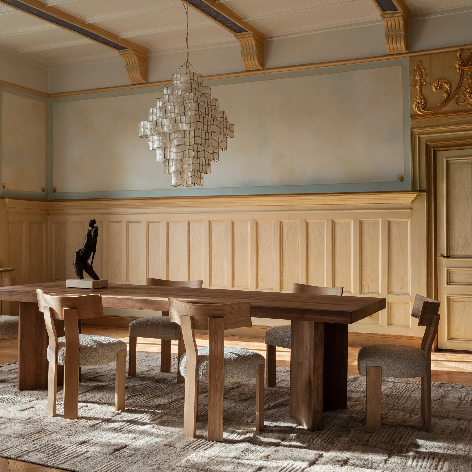 FRENCH Table Oak Wood