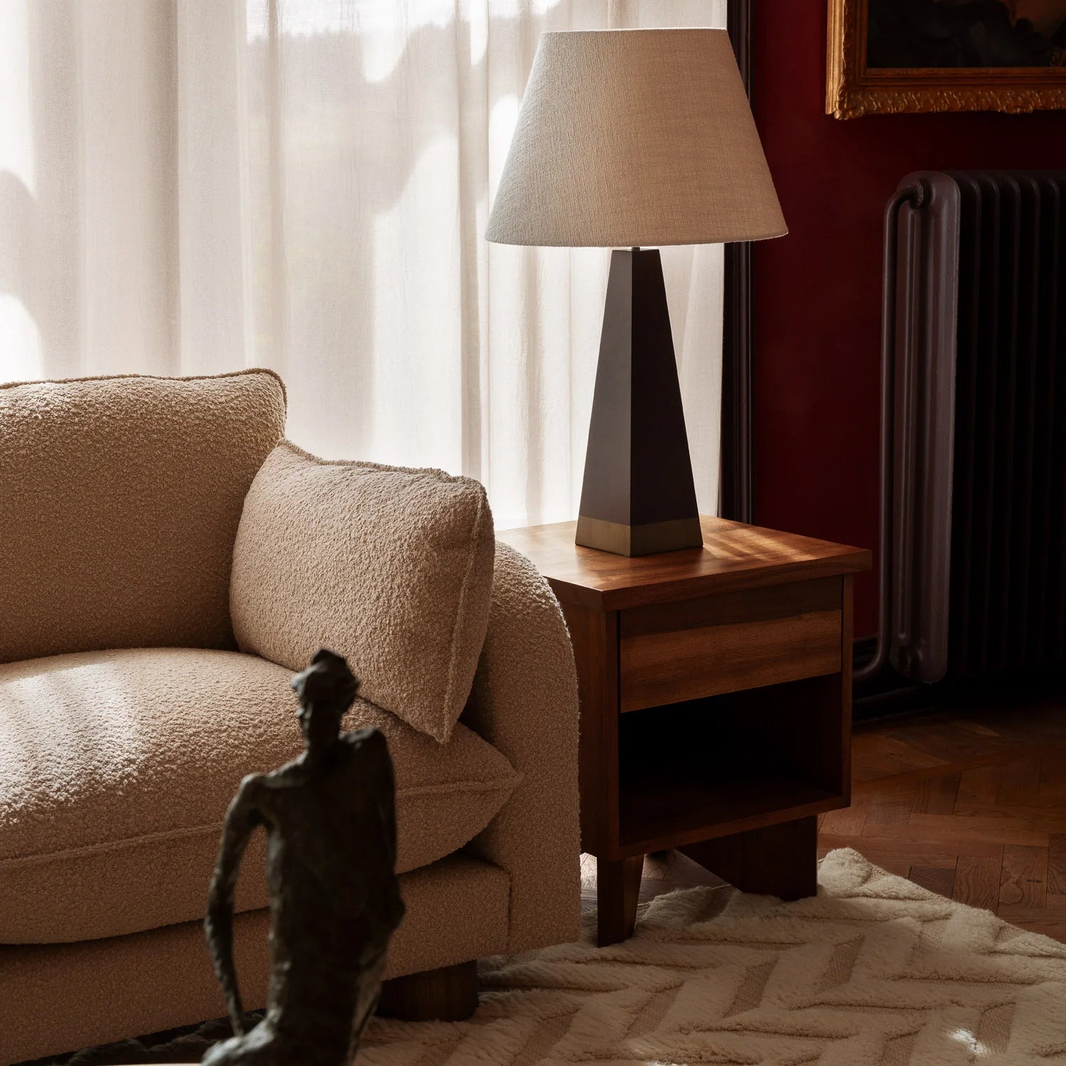 Tischlampe PYRAMID Eschenfurnier