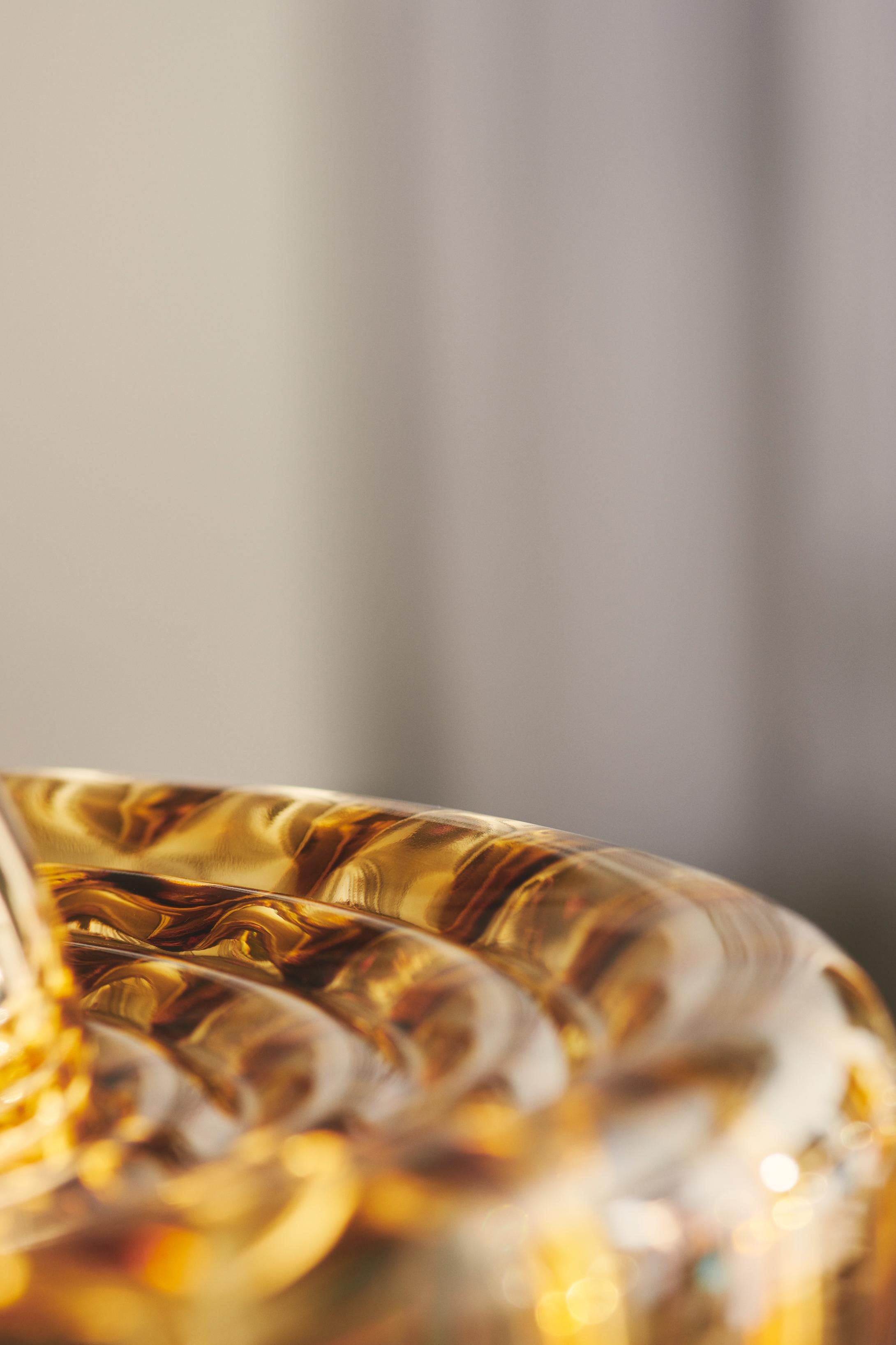 LOTUS amber pendant lamp