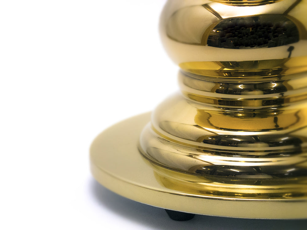 PUNK DELUXE pink table lamp with a gold base