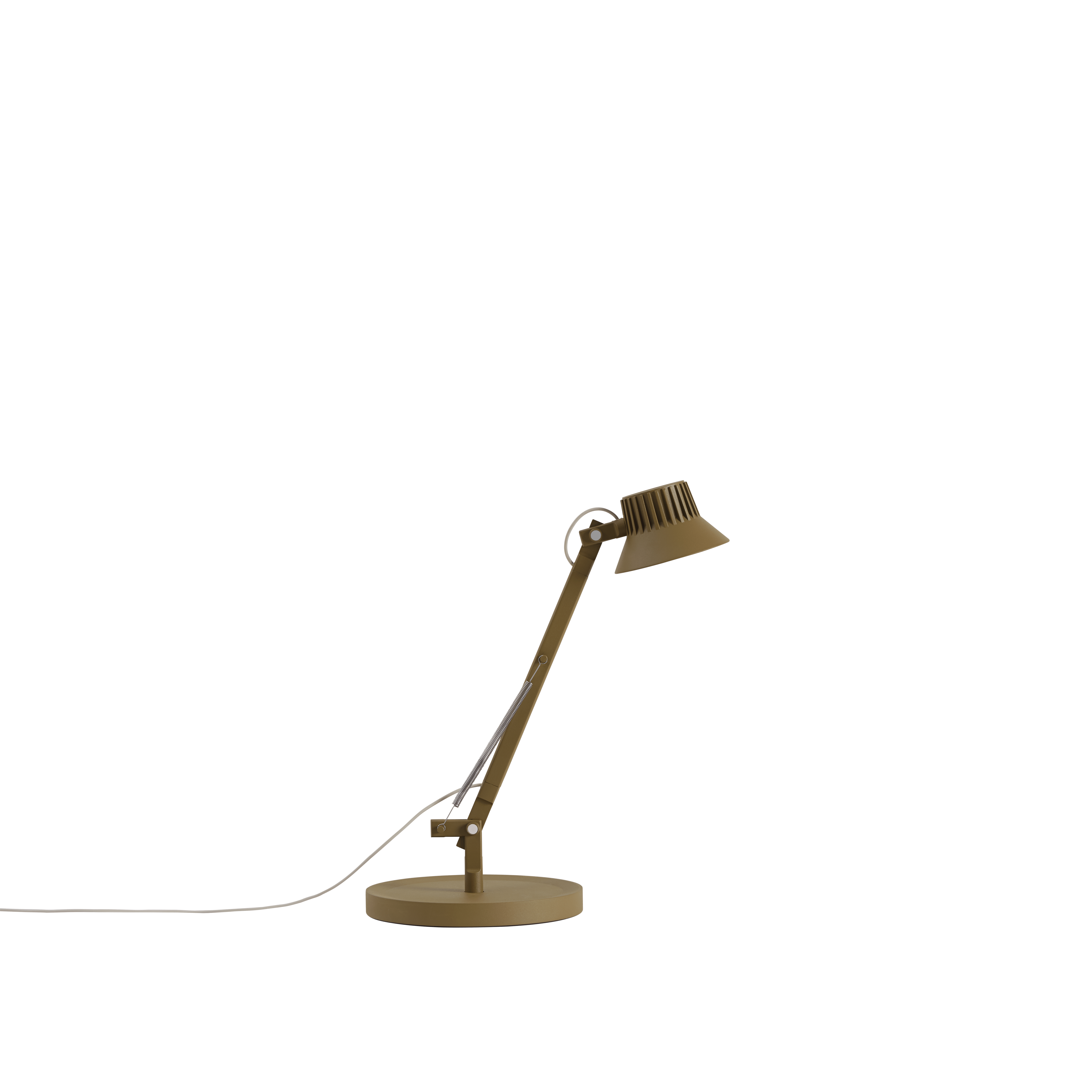 Schreibtischlampe DEDICATE verstellbar braun-grün