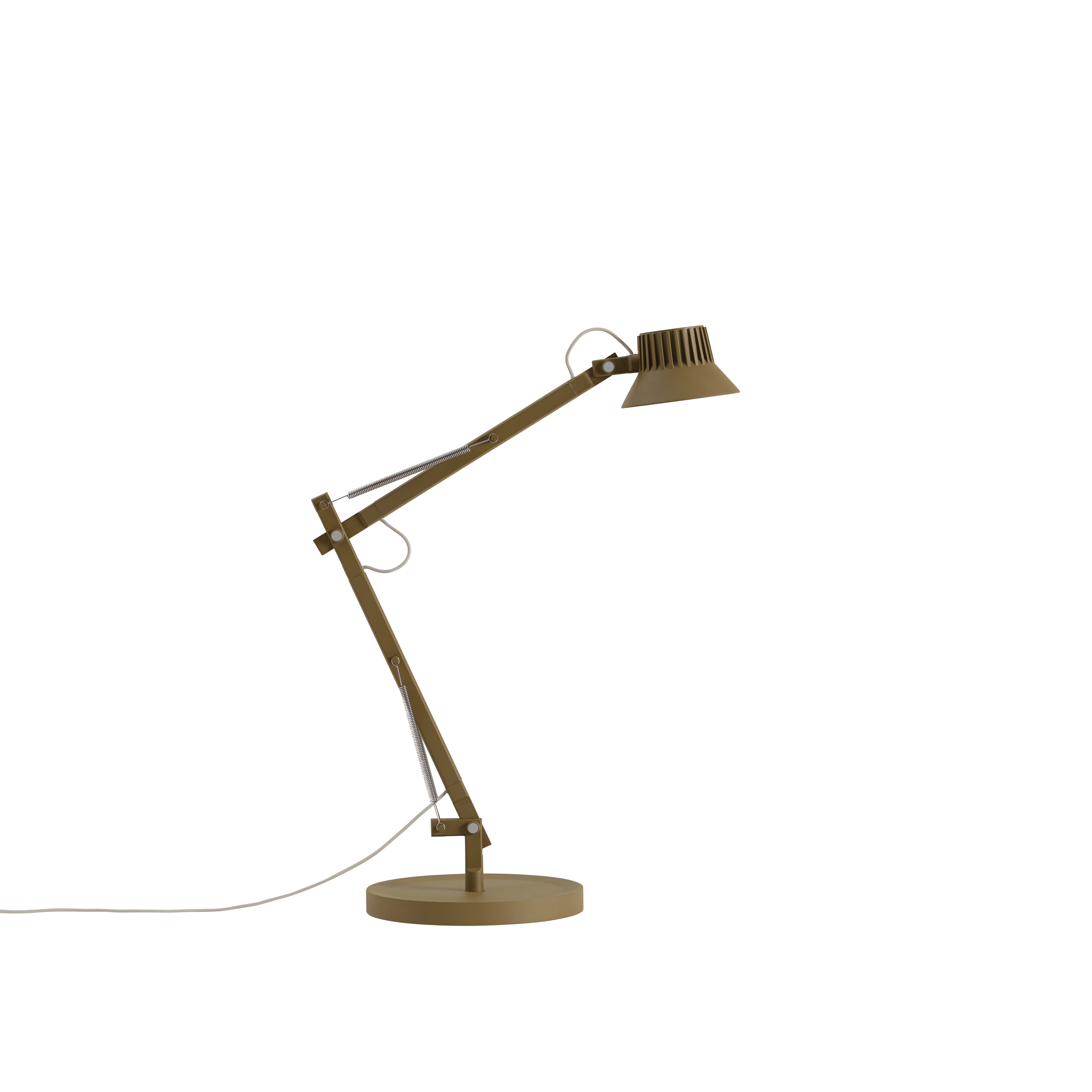 Schreibtischlampe DEDICATE verstellbar braun-grün