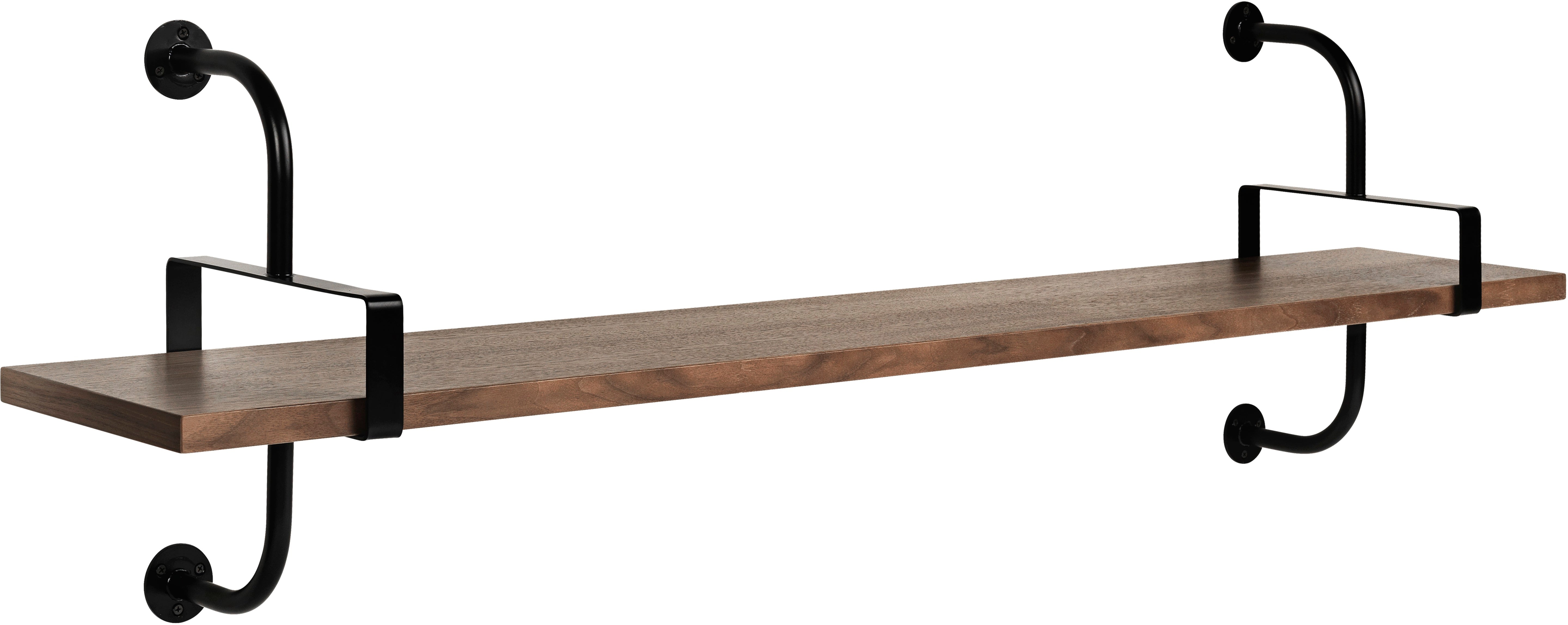 DÉMON walnut wood shelf
