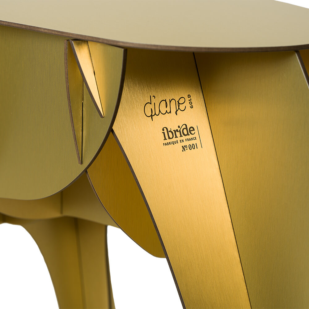Konsolentisch DIANE in Gold