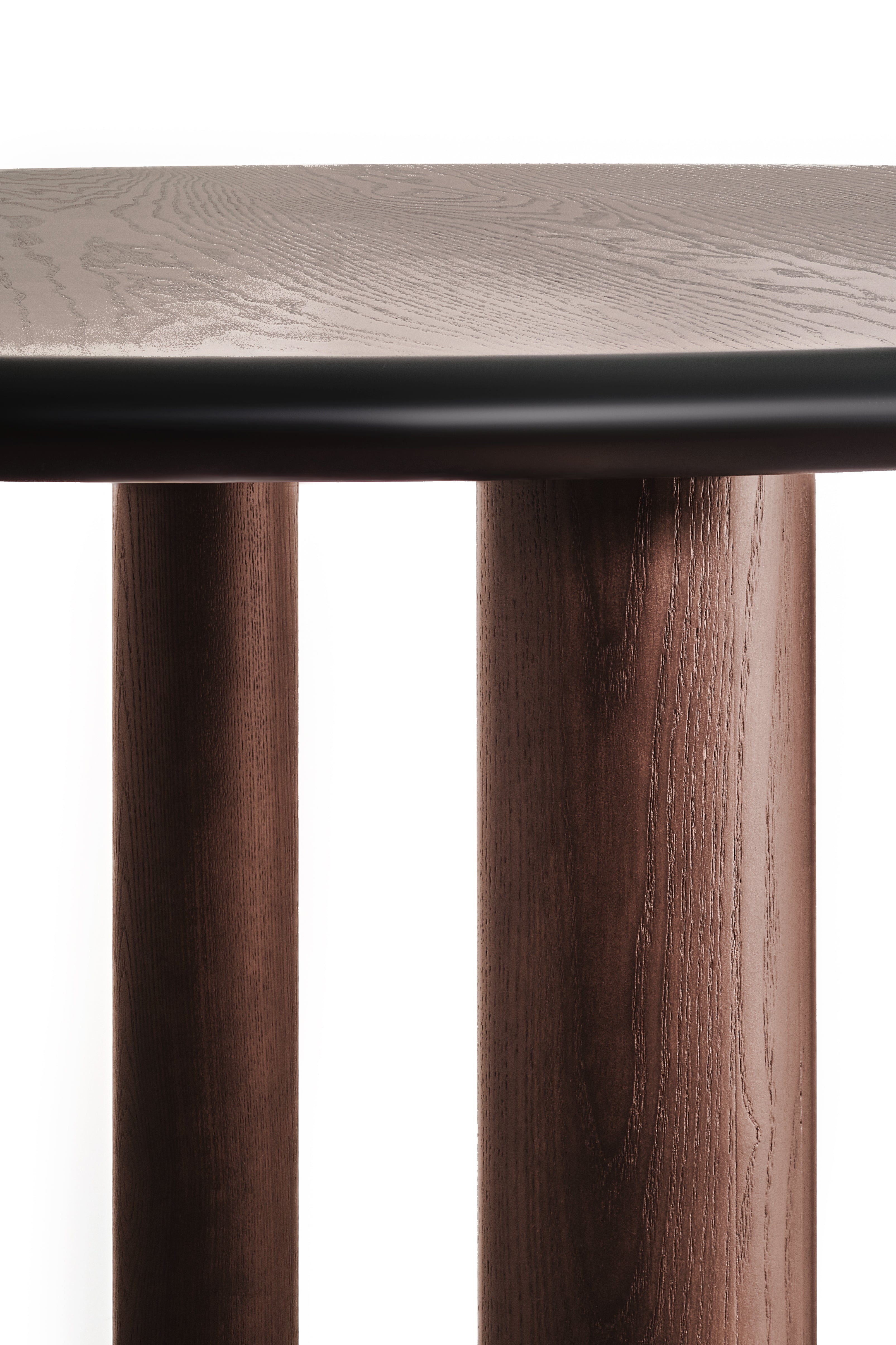 Round Table PAUL Brown Ash Wood