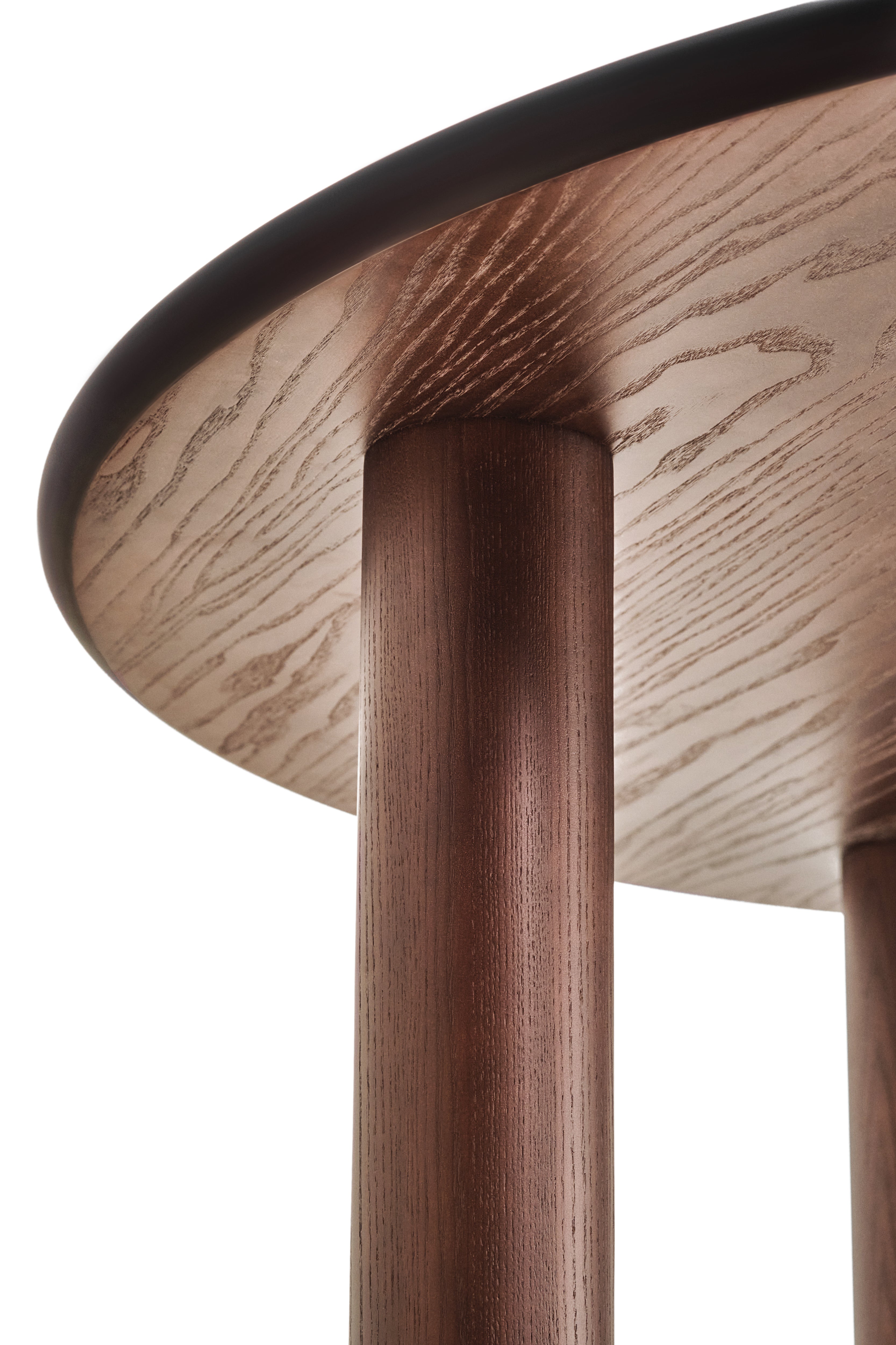 Round Table PAUL Brown Ash Wood