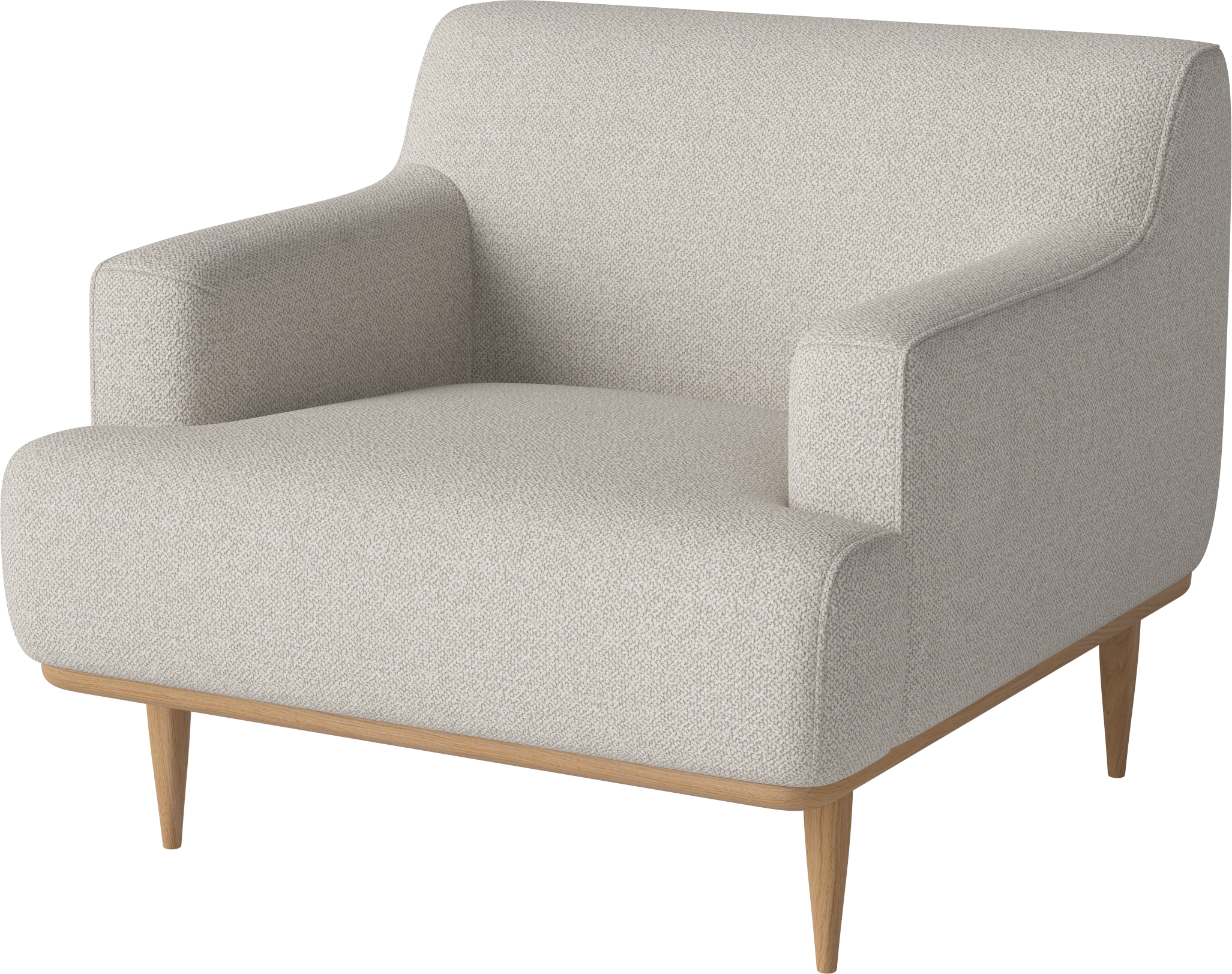 Dover armchair base of oak wood