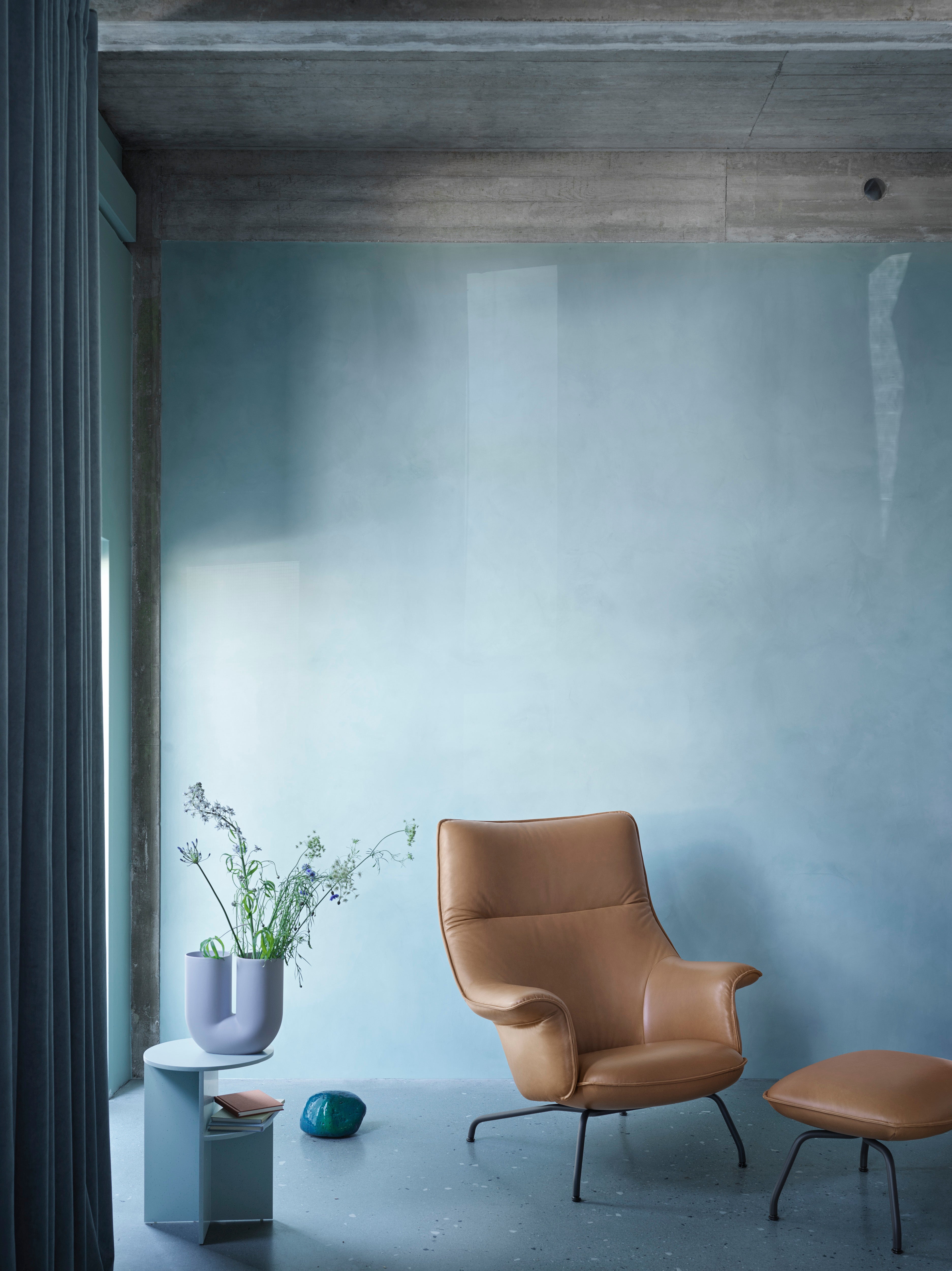 Vase KINK himmelblau