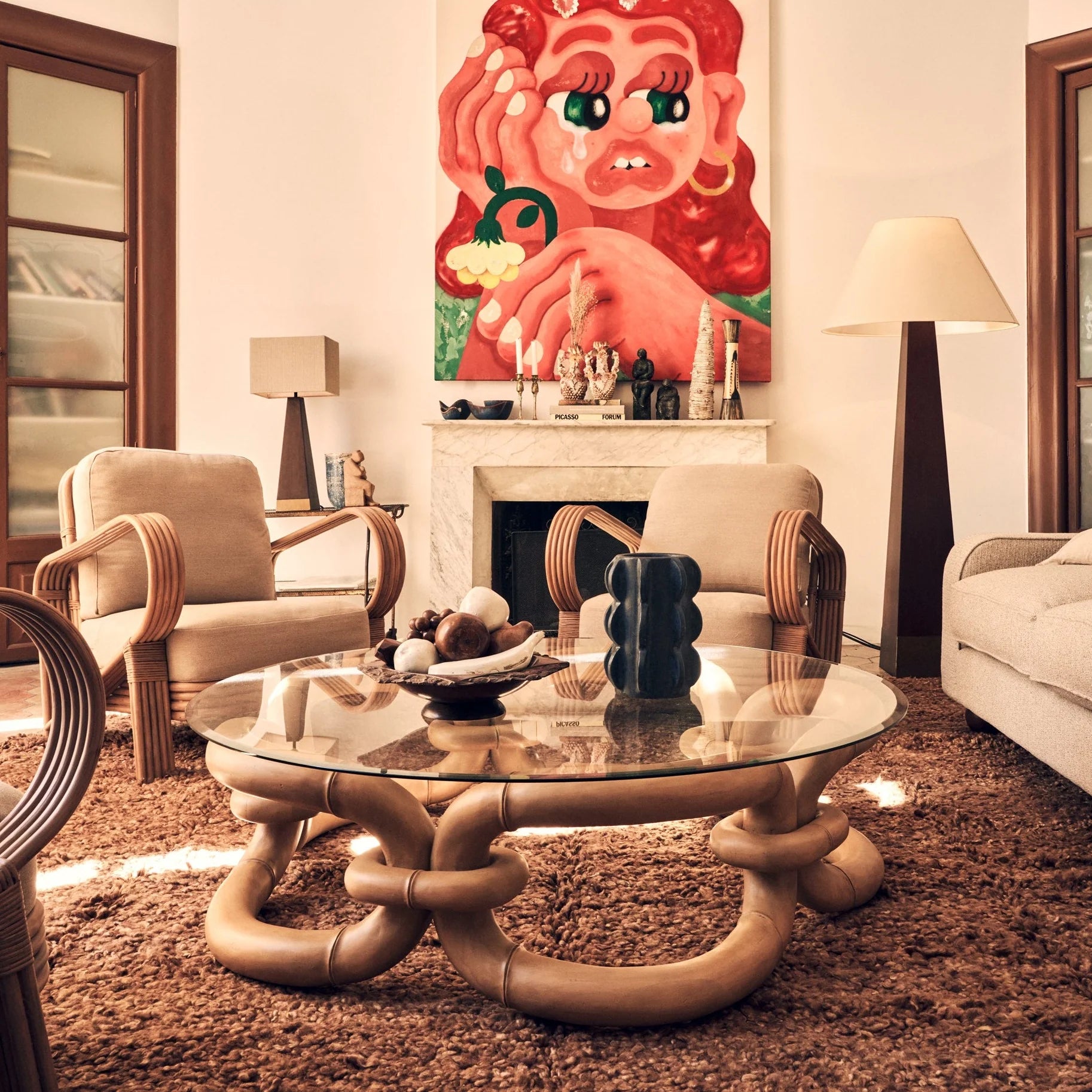 BAMBOO BRACELET coffee table beech wood