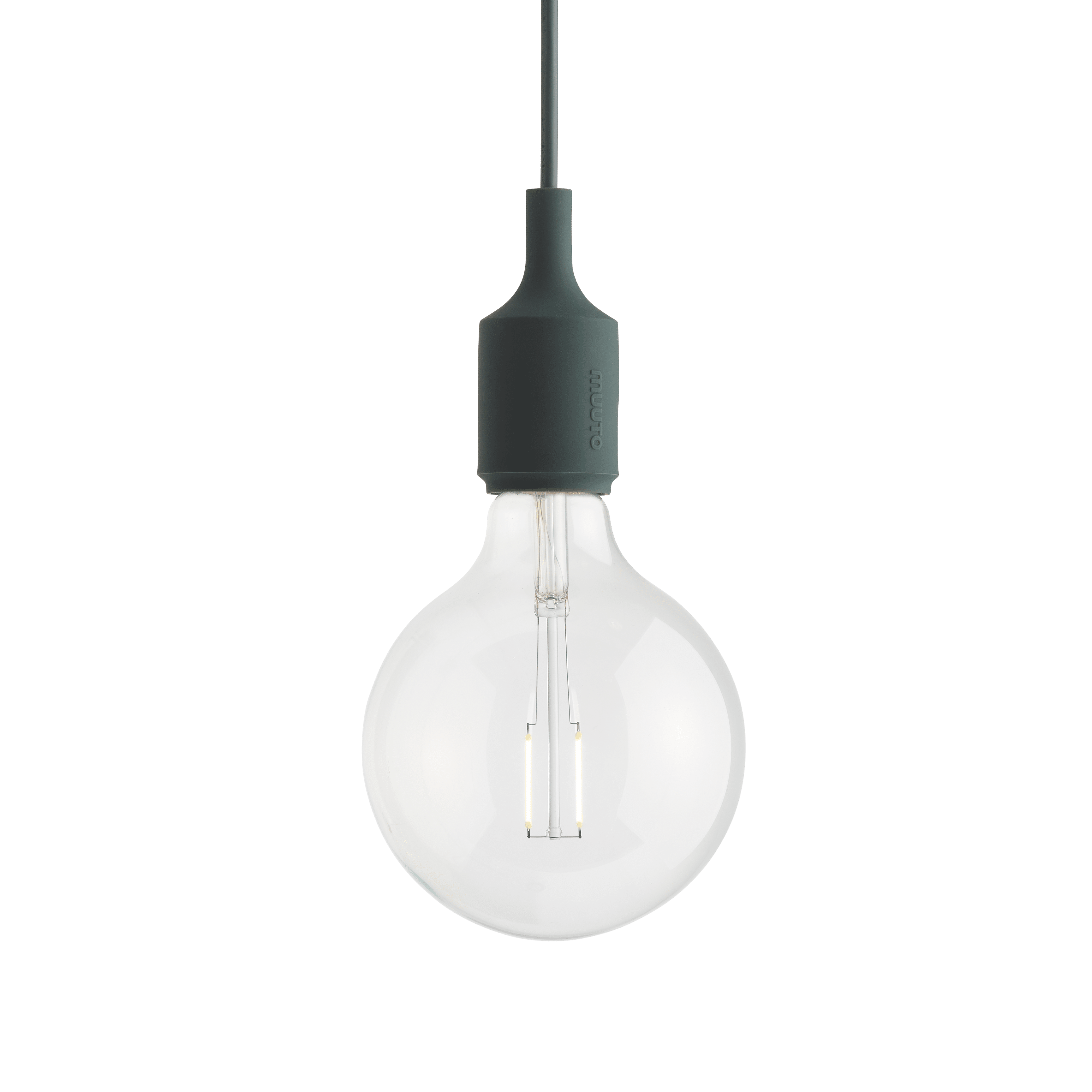 Lampa wisząca E27 ciemnozielony