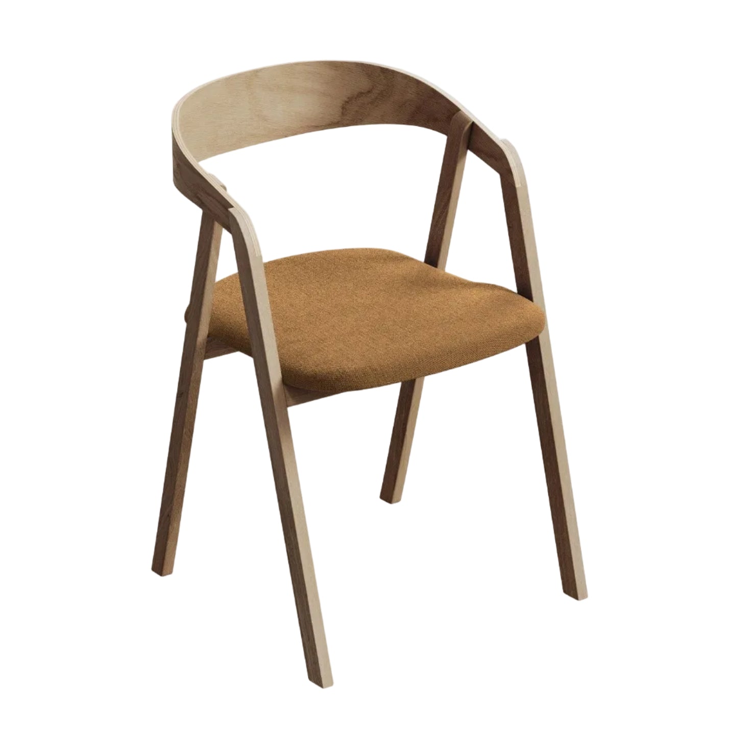 ERIKA Chair in Terracotta with Beech Base