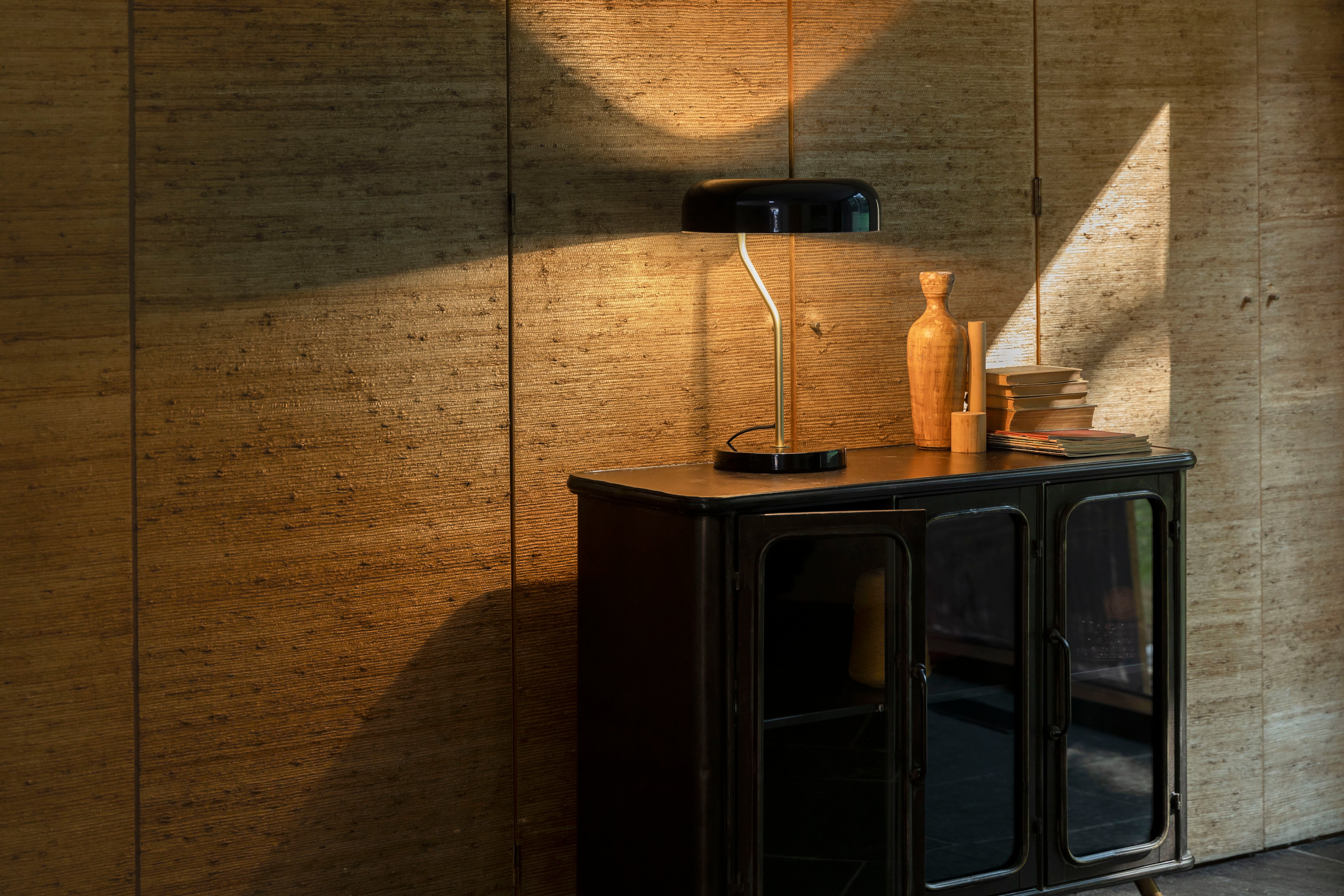 Lampa stołowa ECLIPSE czarny – styl art déco