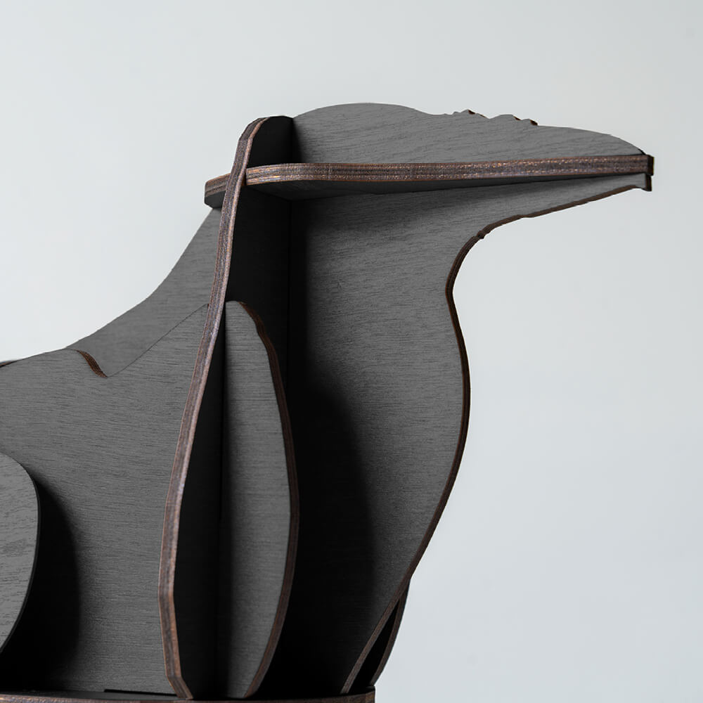 Dekorative Figur EDGAR schwarz