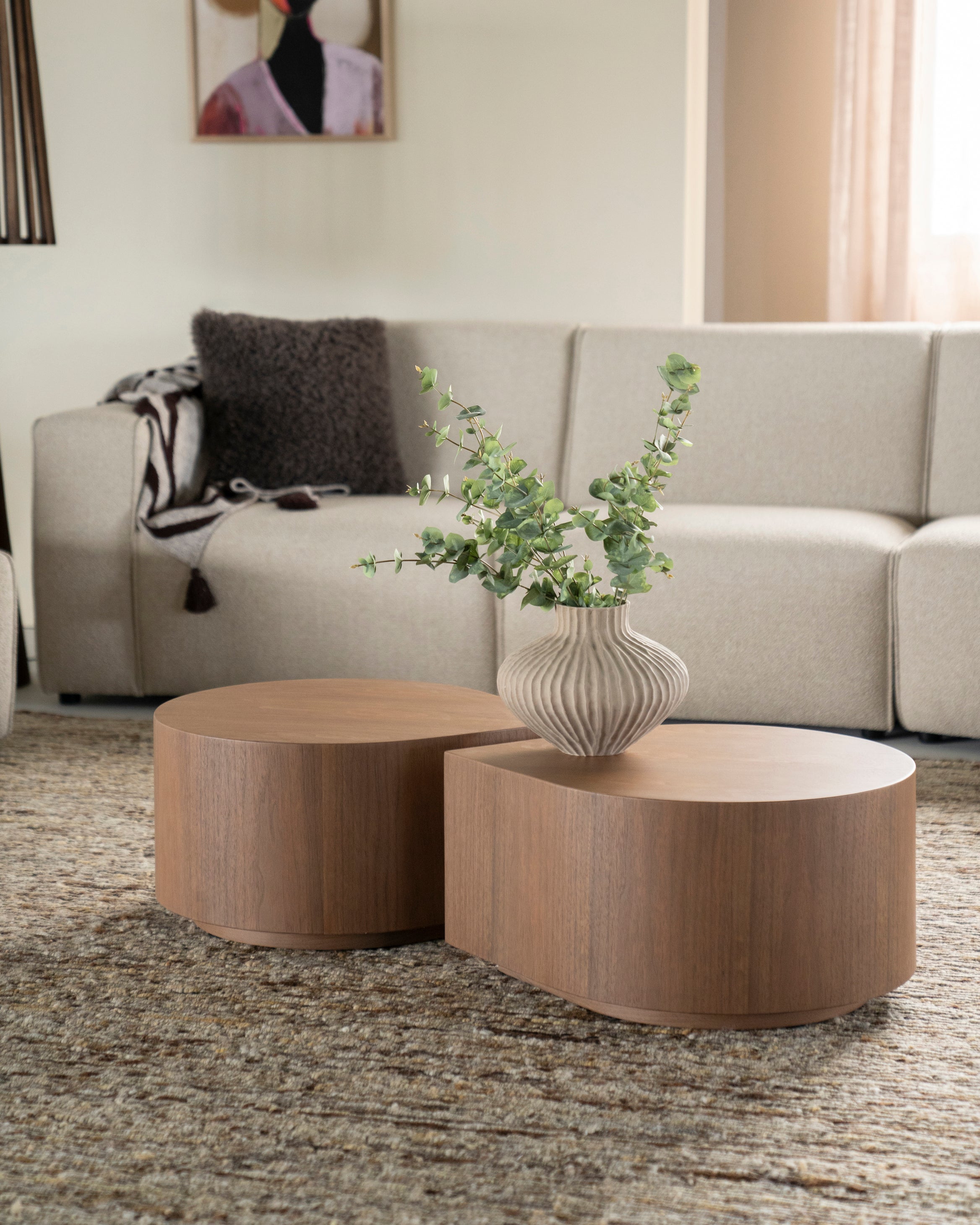 Couchtisch JULES Nussfurnier