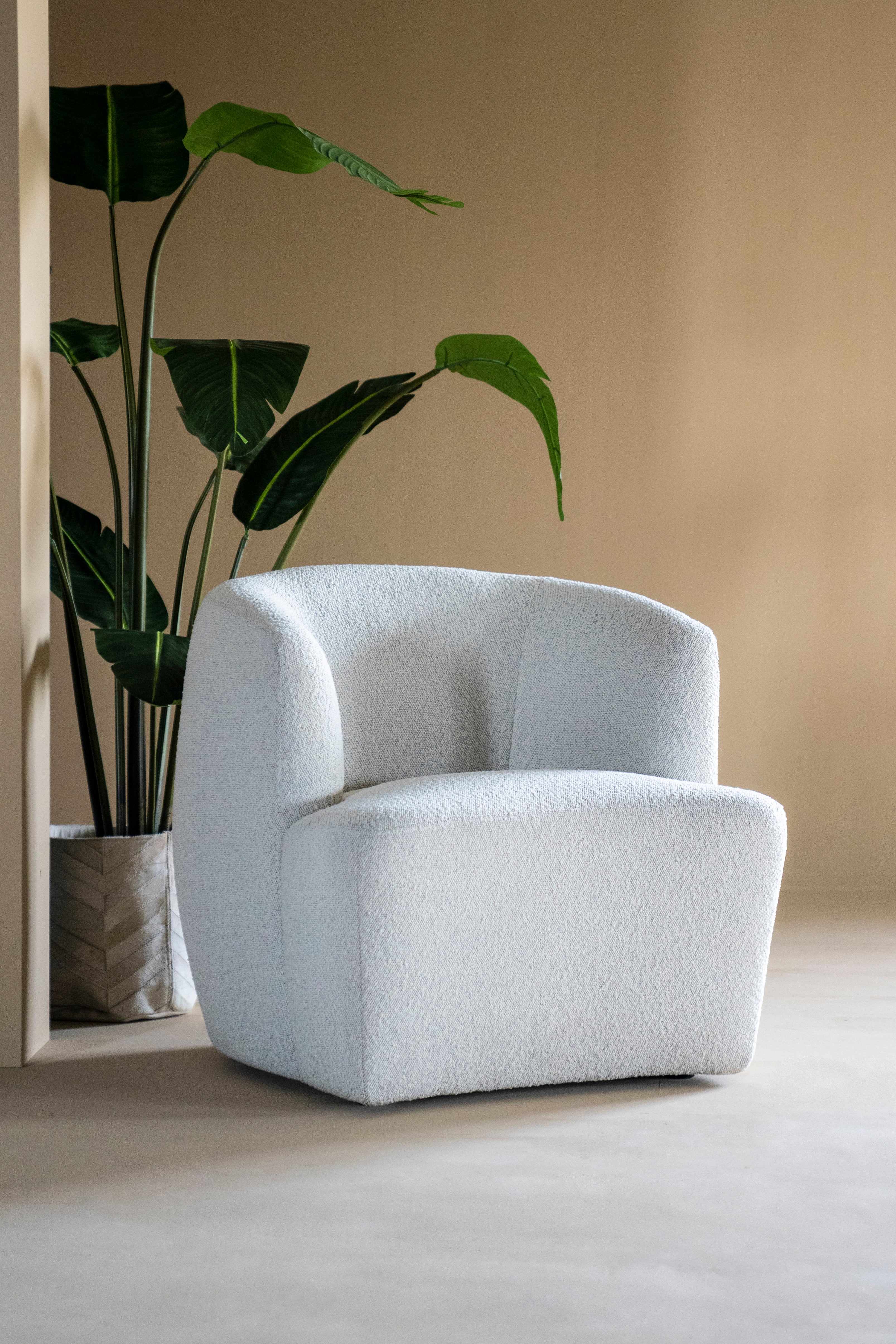 CHARLOTTE beige armchair
