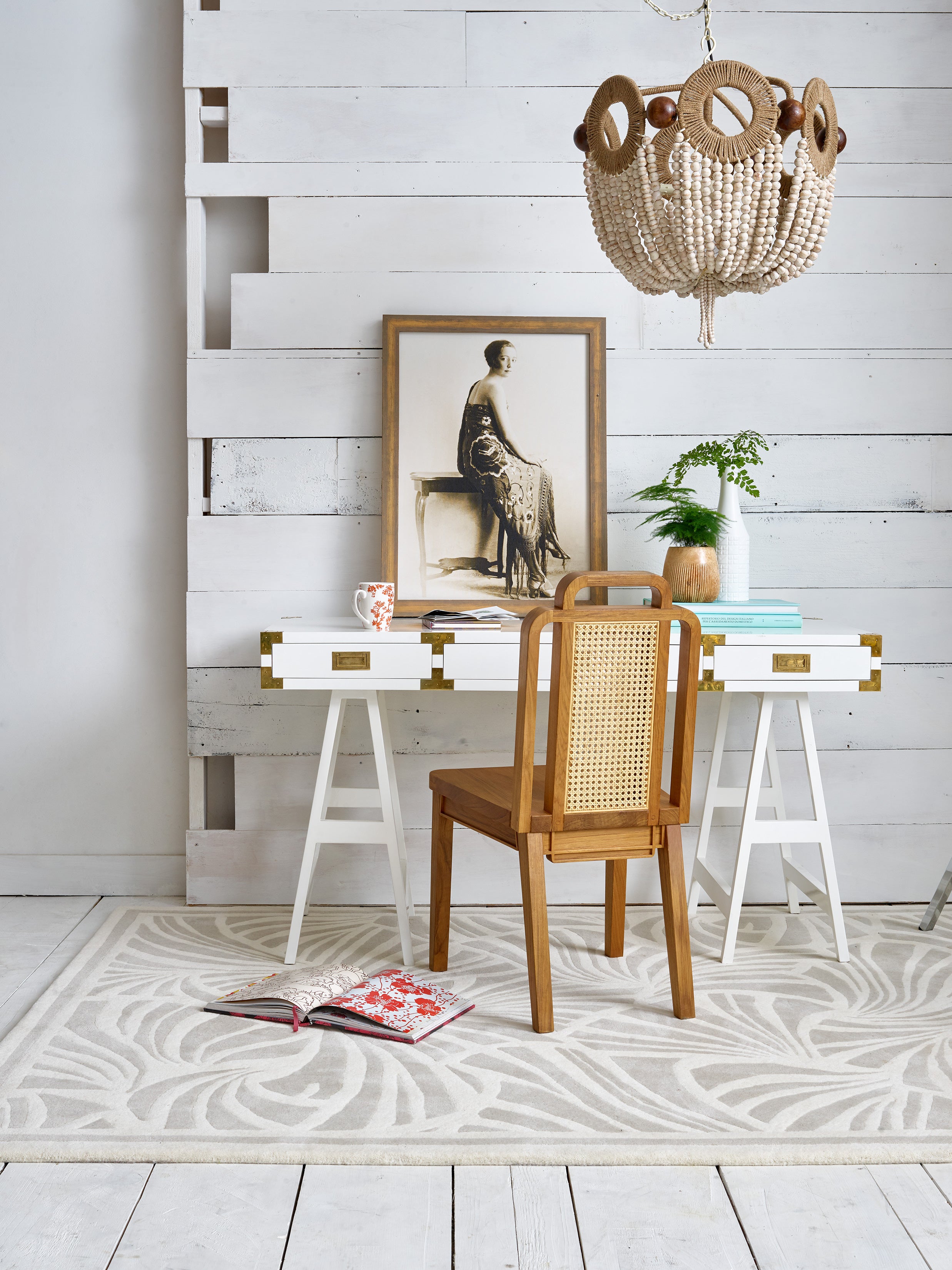 Teppich JAPANESE FANS beige