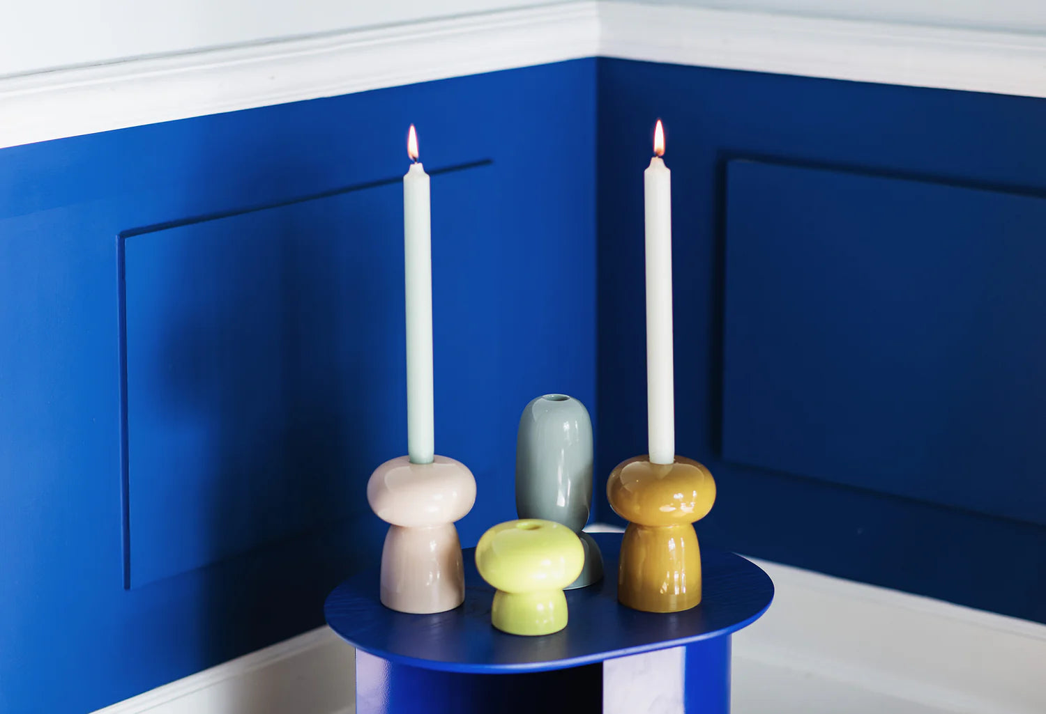 Kerzenhalter KOBUS braun