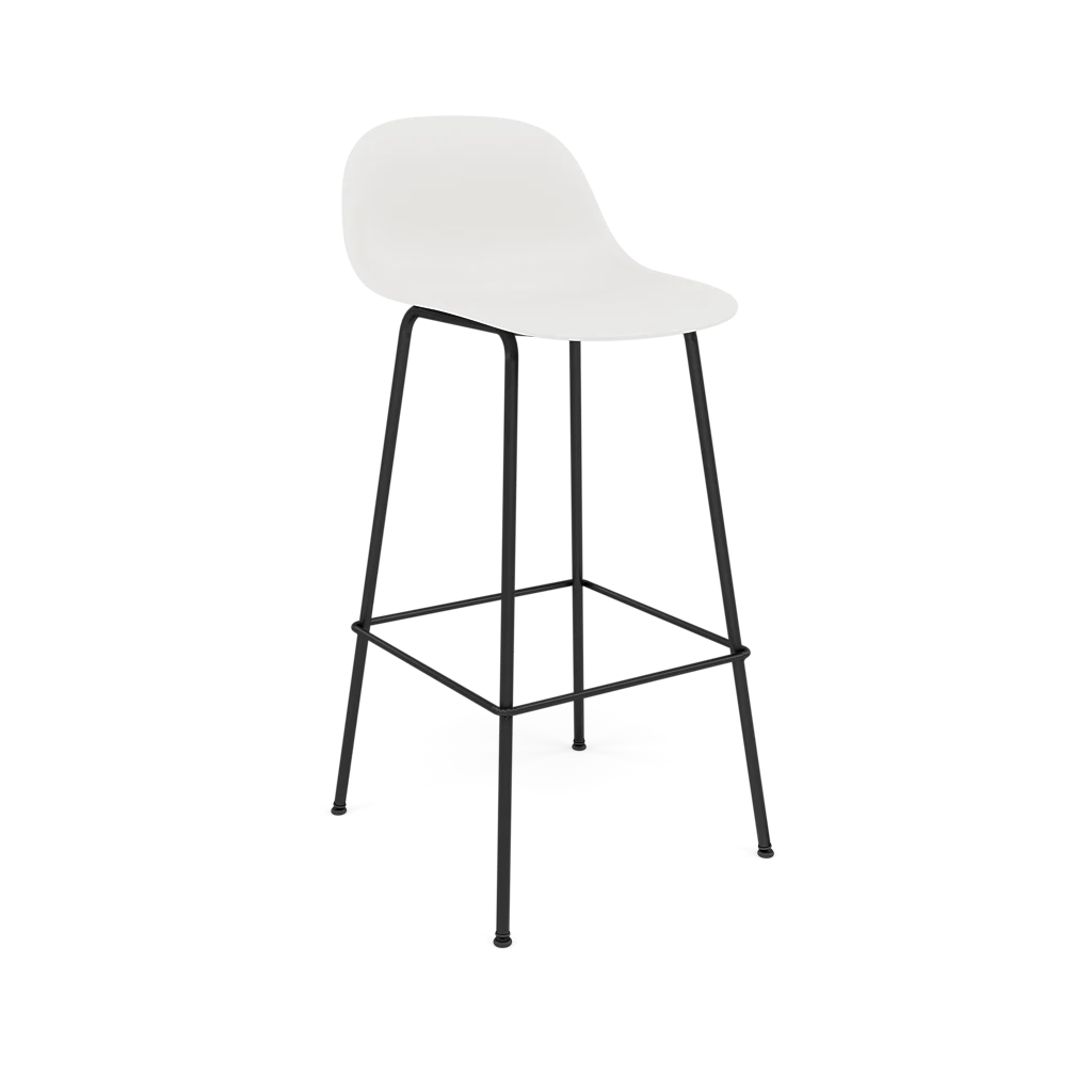 Personalisierbarer Barhocker FIBER mit Stahlbasis