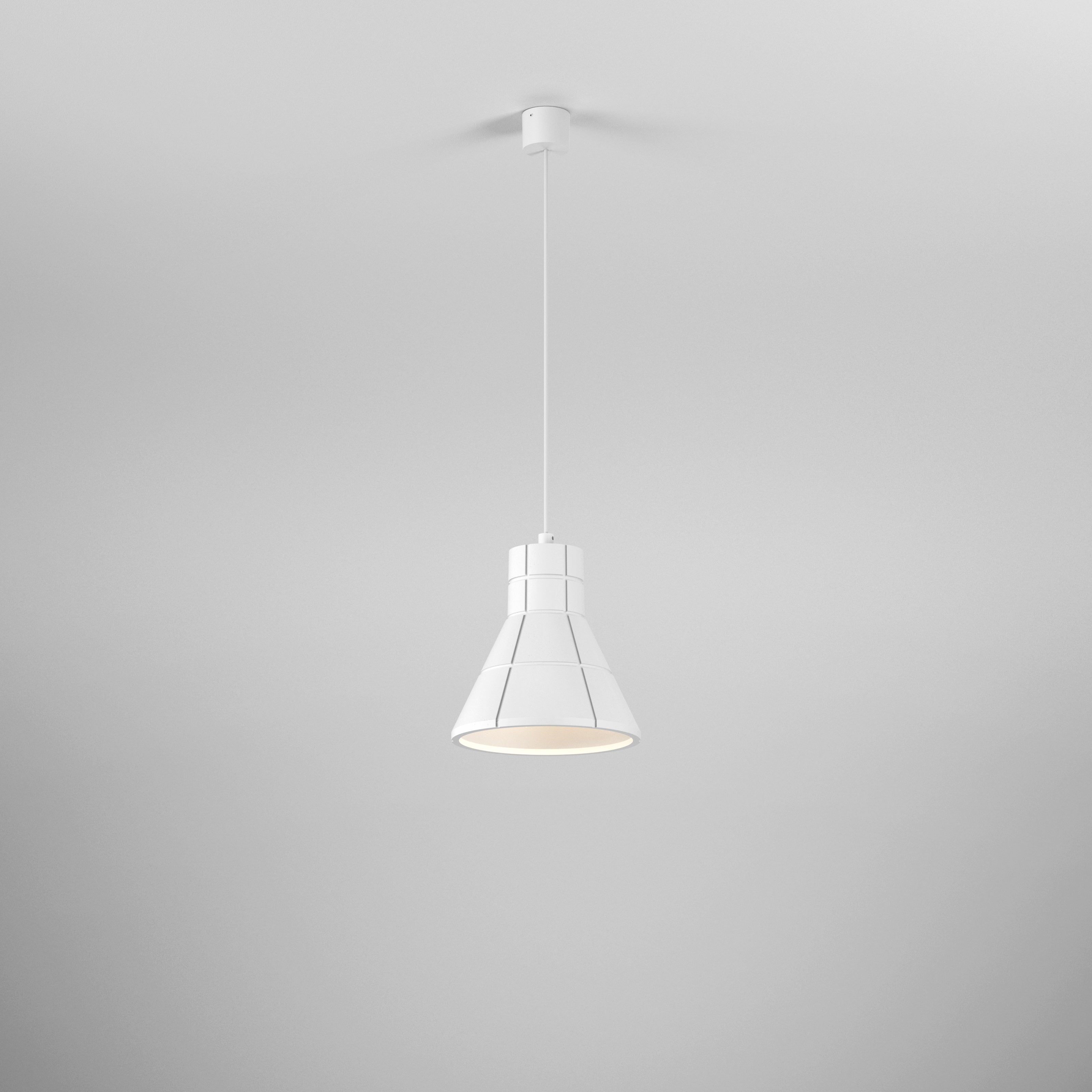 FLARED COST pendant lamp synthetic gypsum