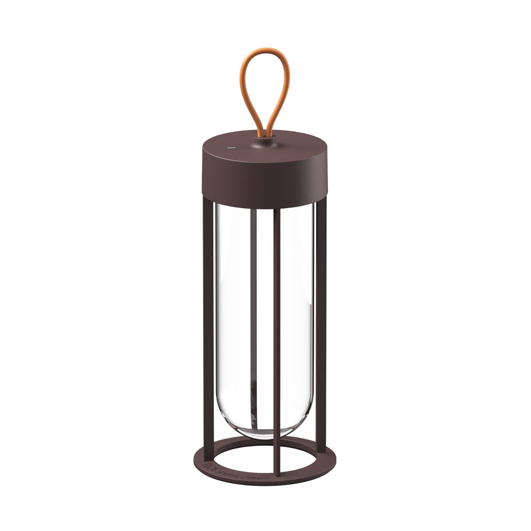 Portable Lamp IN VITRO UNPLUGGED brown