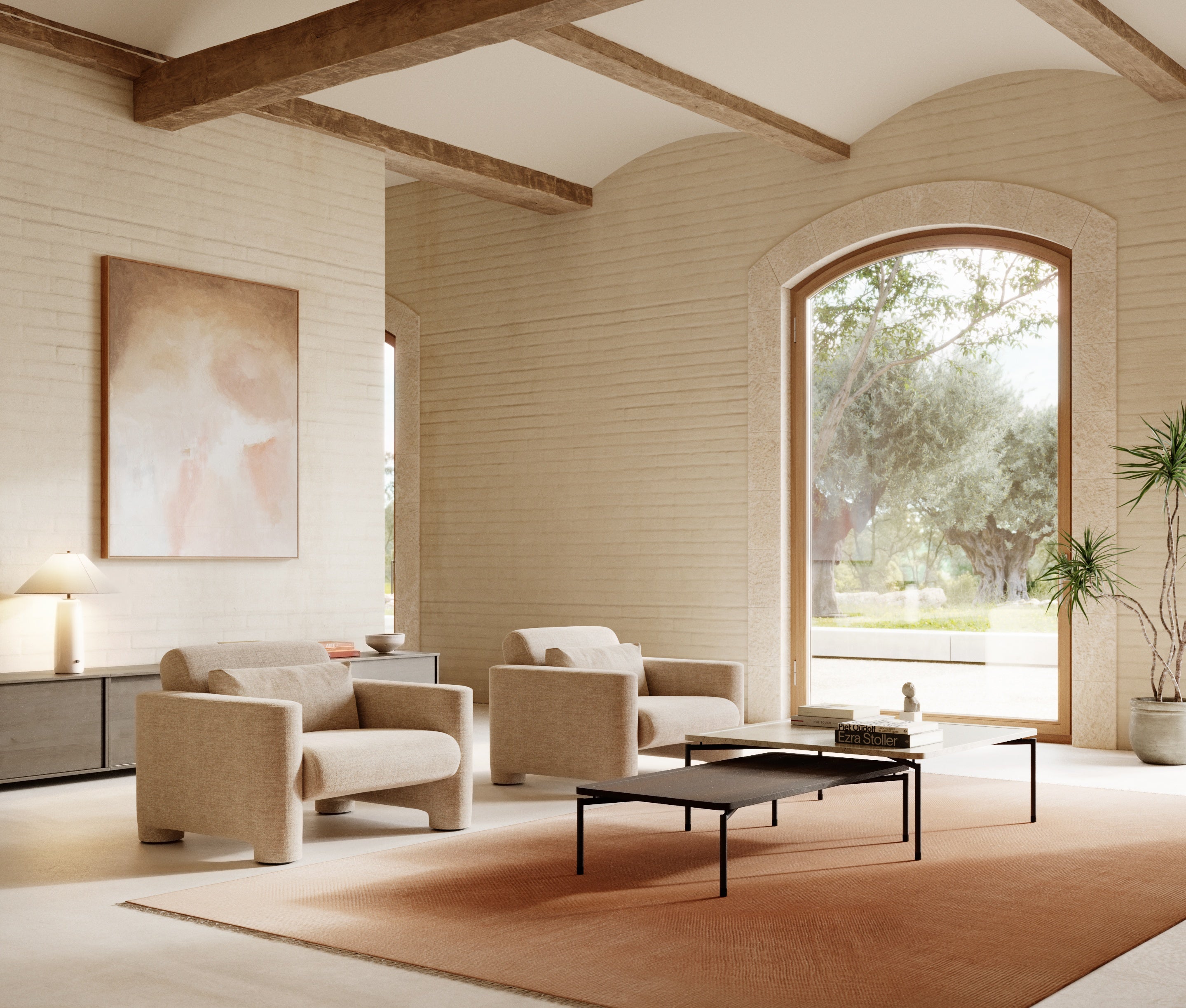 Upholstered ION Armchair