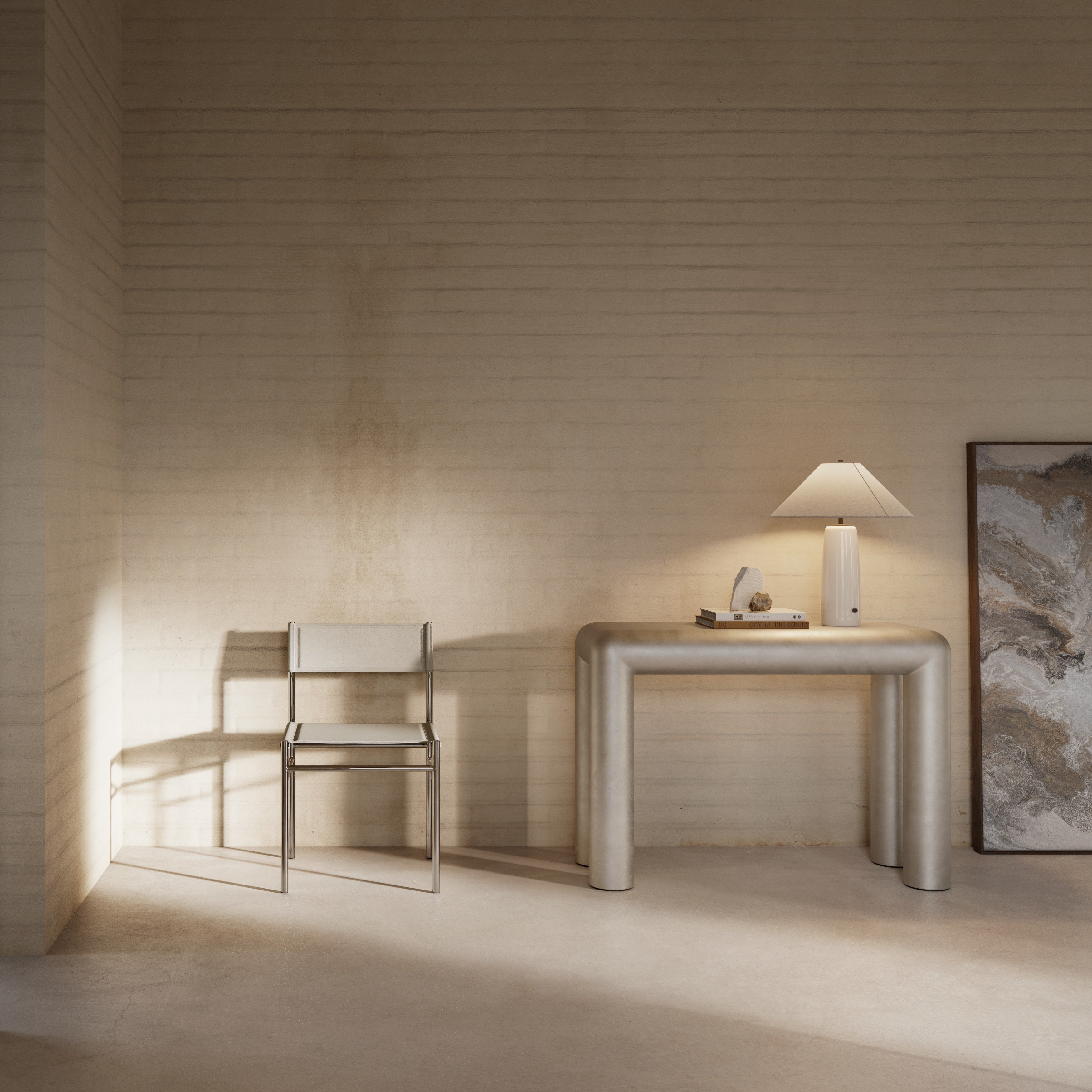 Konsolentisch CUBIO Aluminium