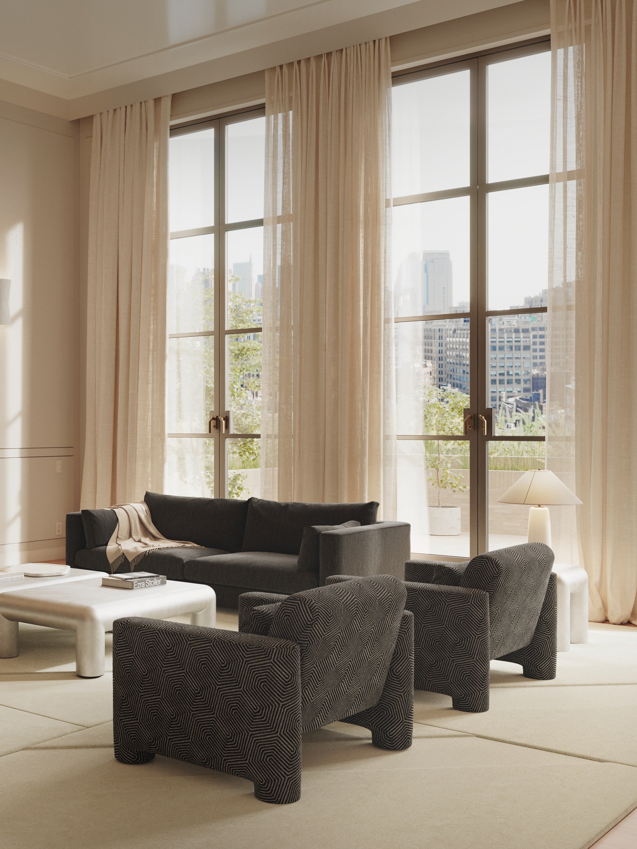 CUBIO Aluminum Coffee Table