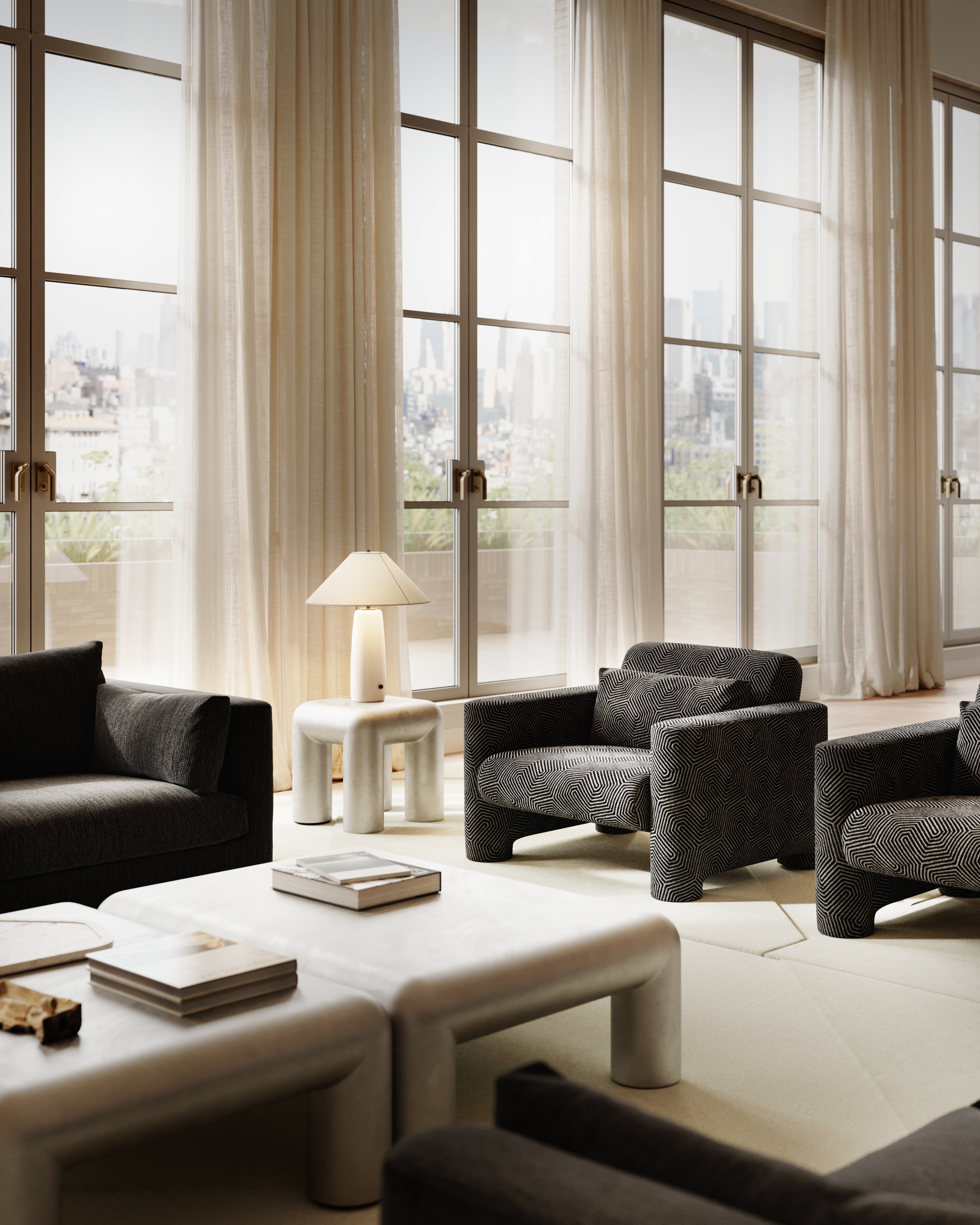 Upholstered ION Armchair