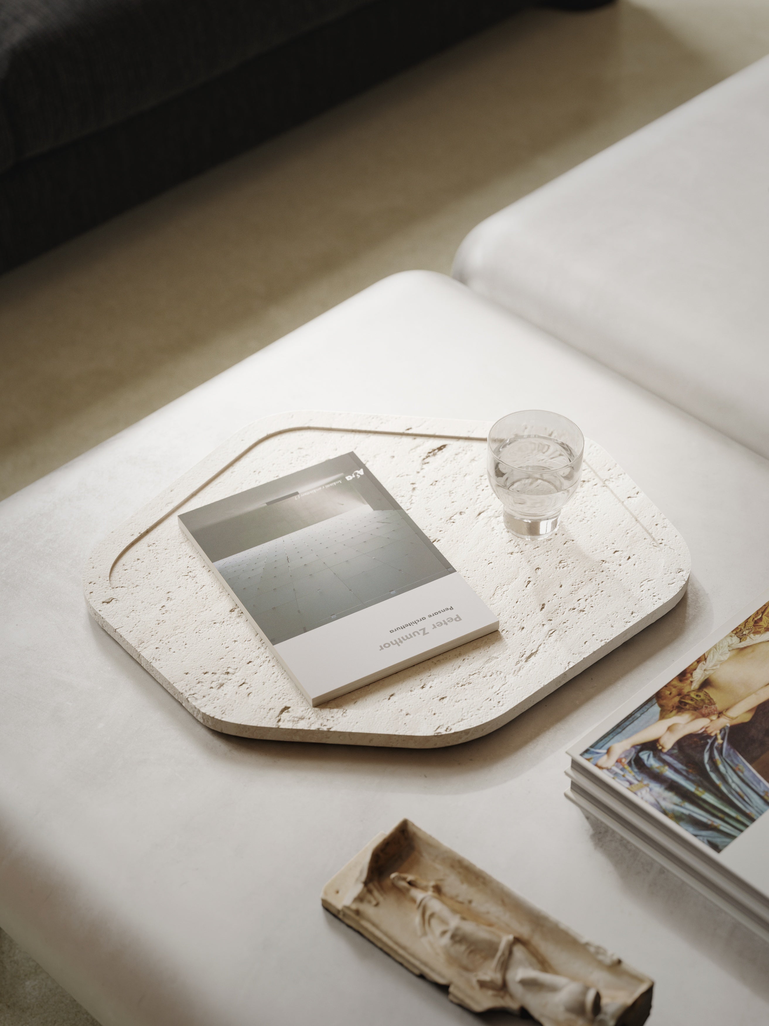 Taca VERGE 01 Travertin