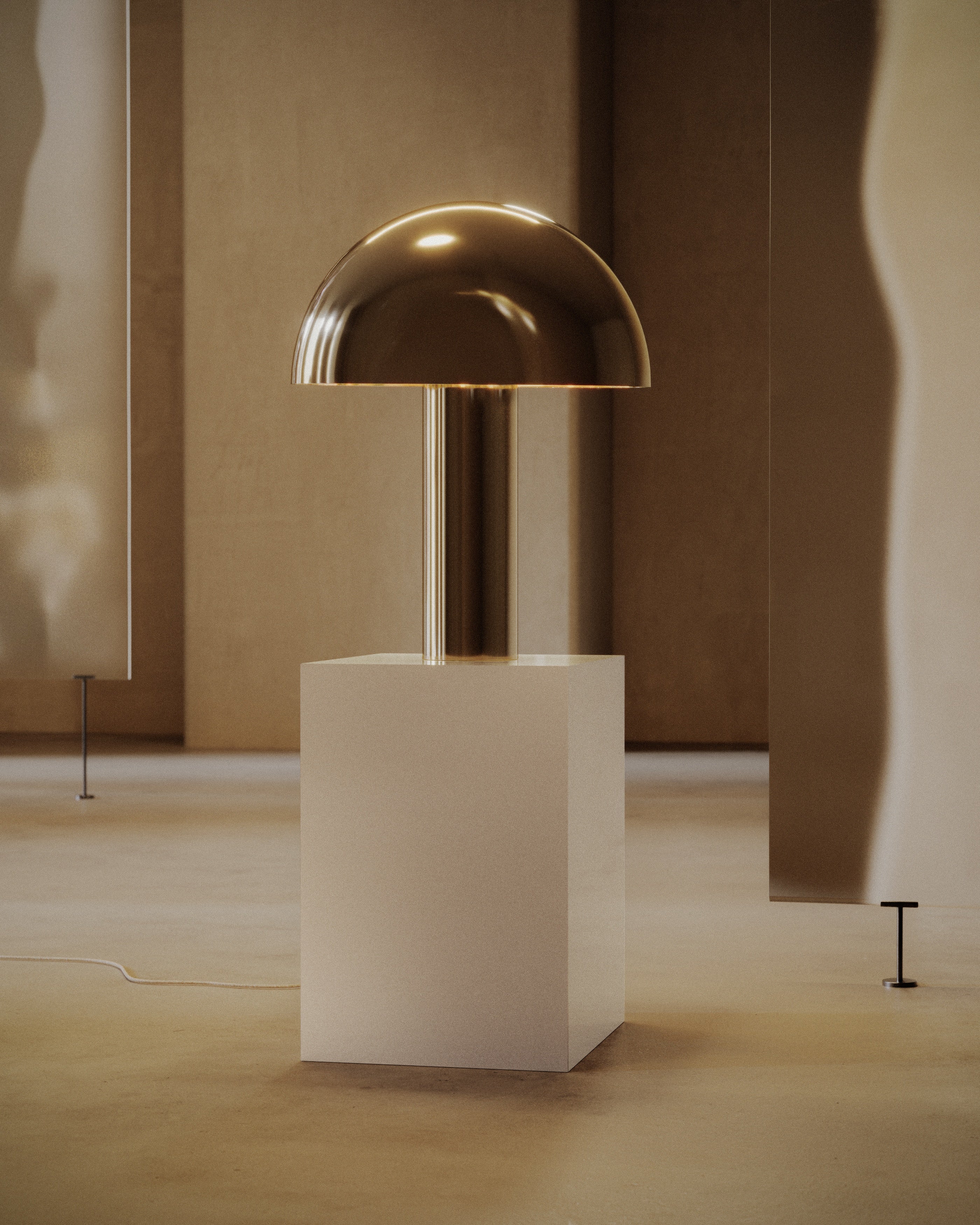 Tischlampe AGLOW Nickel