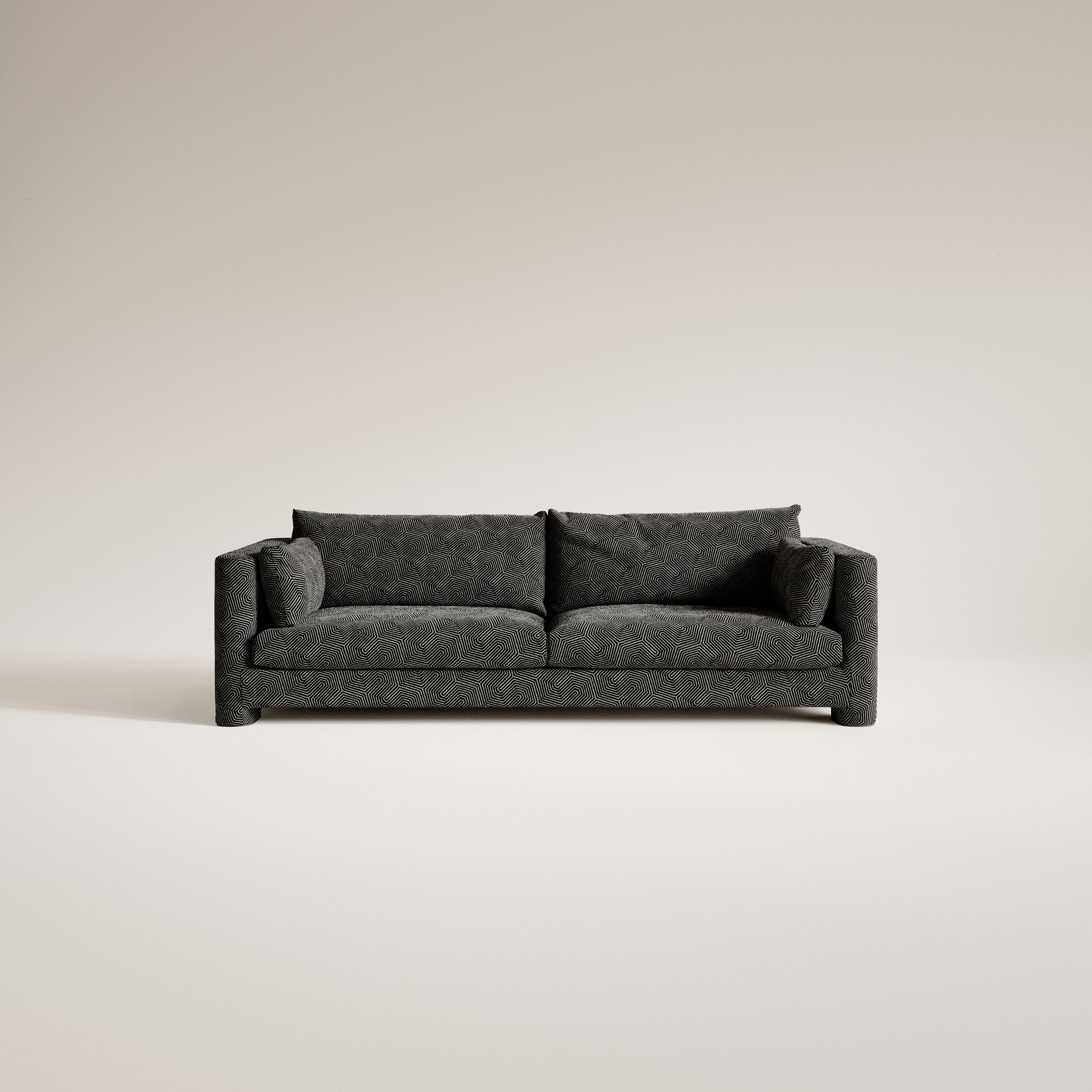 ION upholstered 3-seater sofa