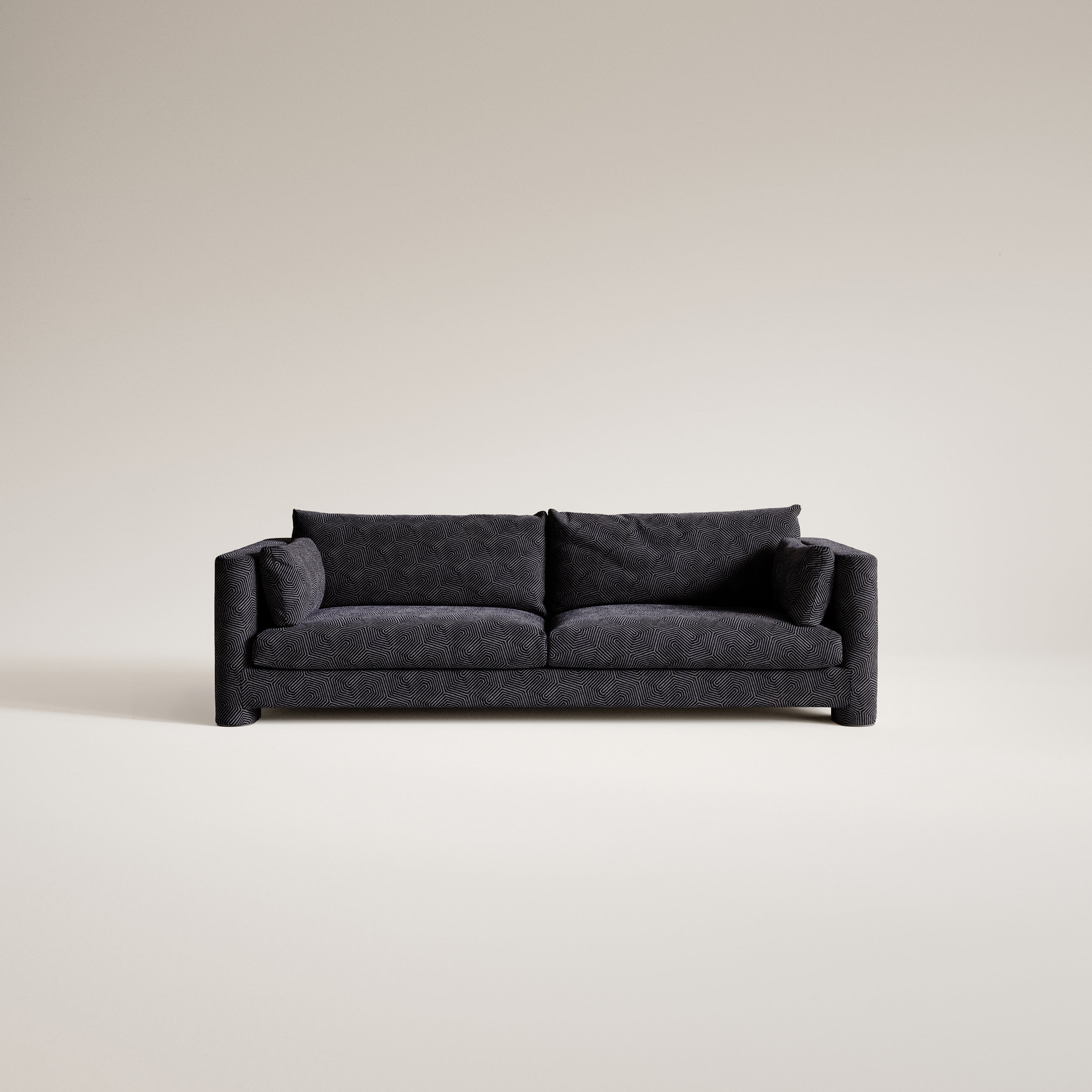 ION upholstered 3-seater sofa