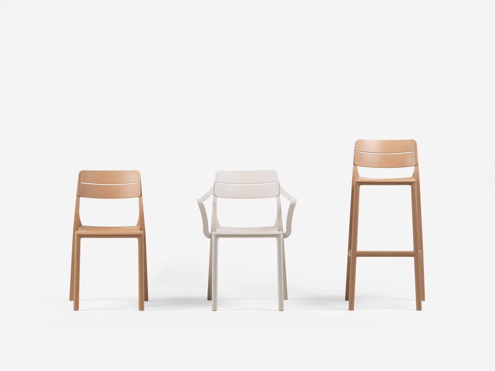 Outdoor Stool CASSIA brown