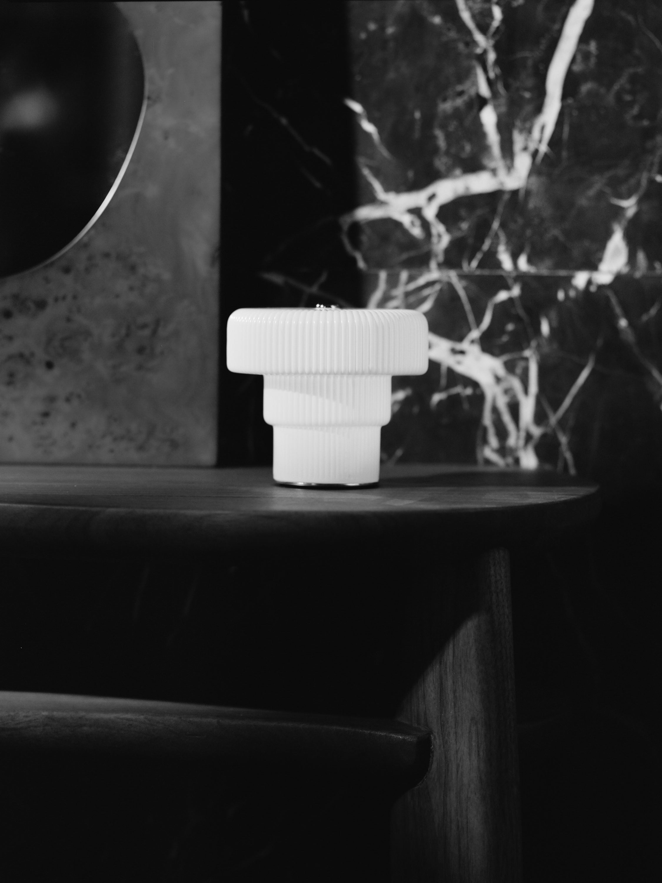 Portable lamp RIPPLE white