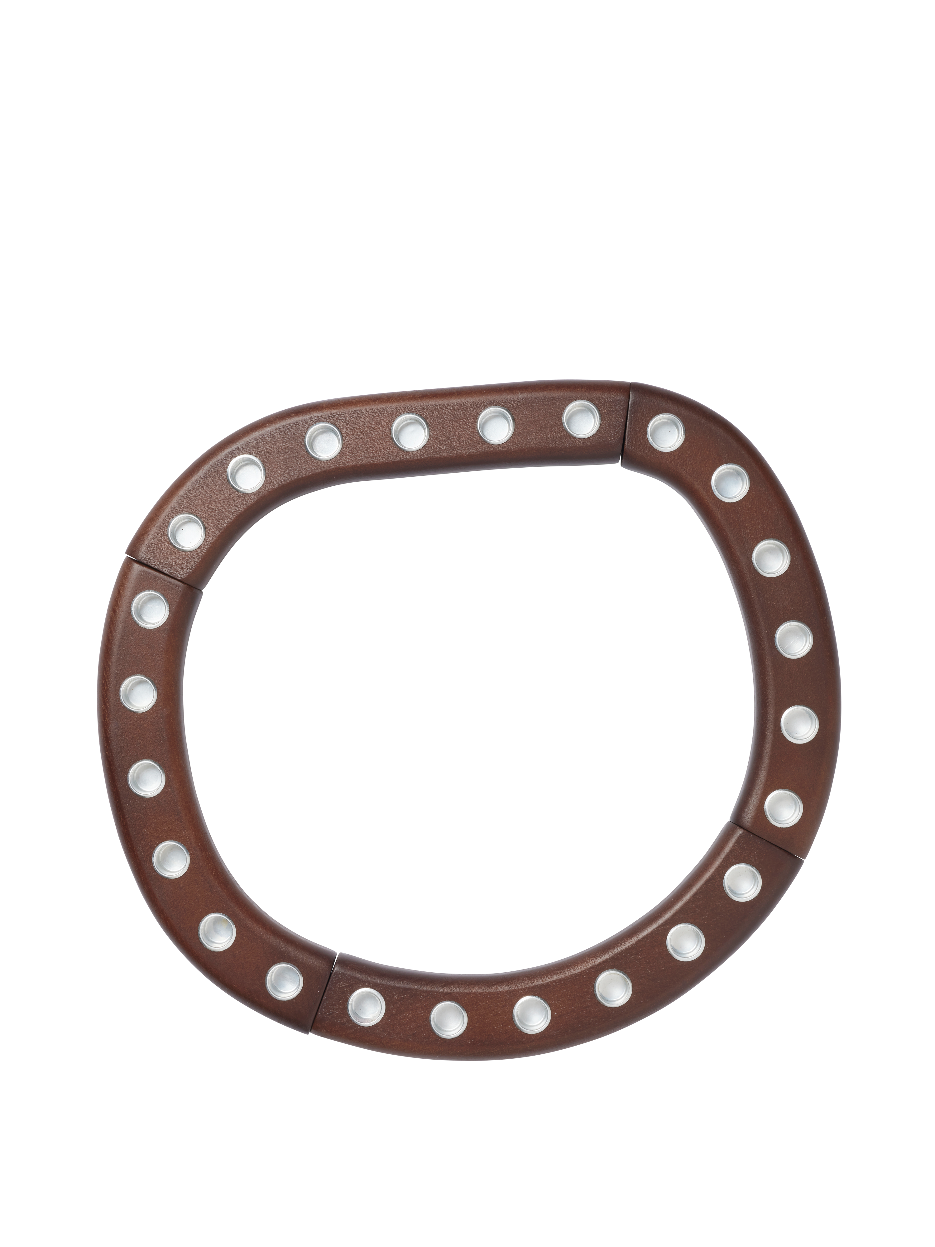 ORI Candle Holder Dark Brown Beech Wood