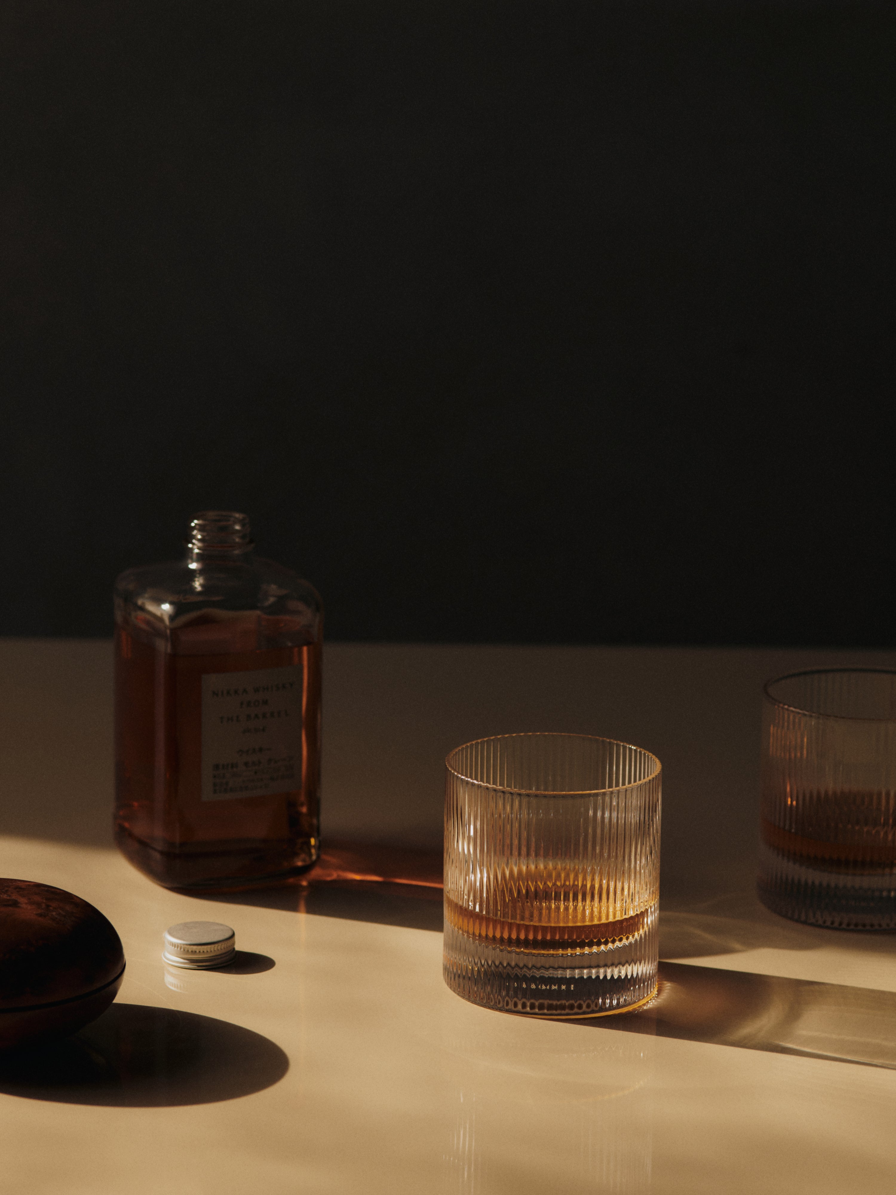 RIPPLE Glasses Set White Glass