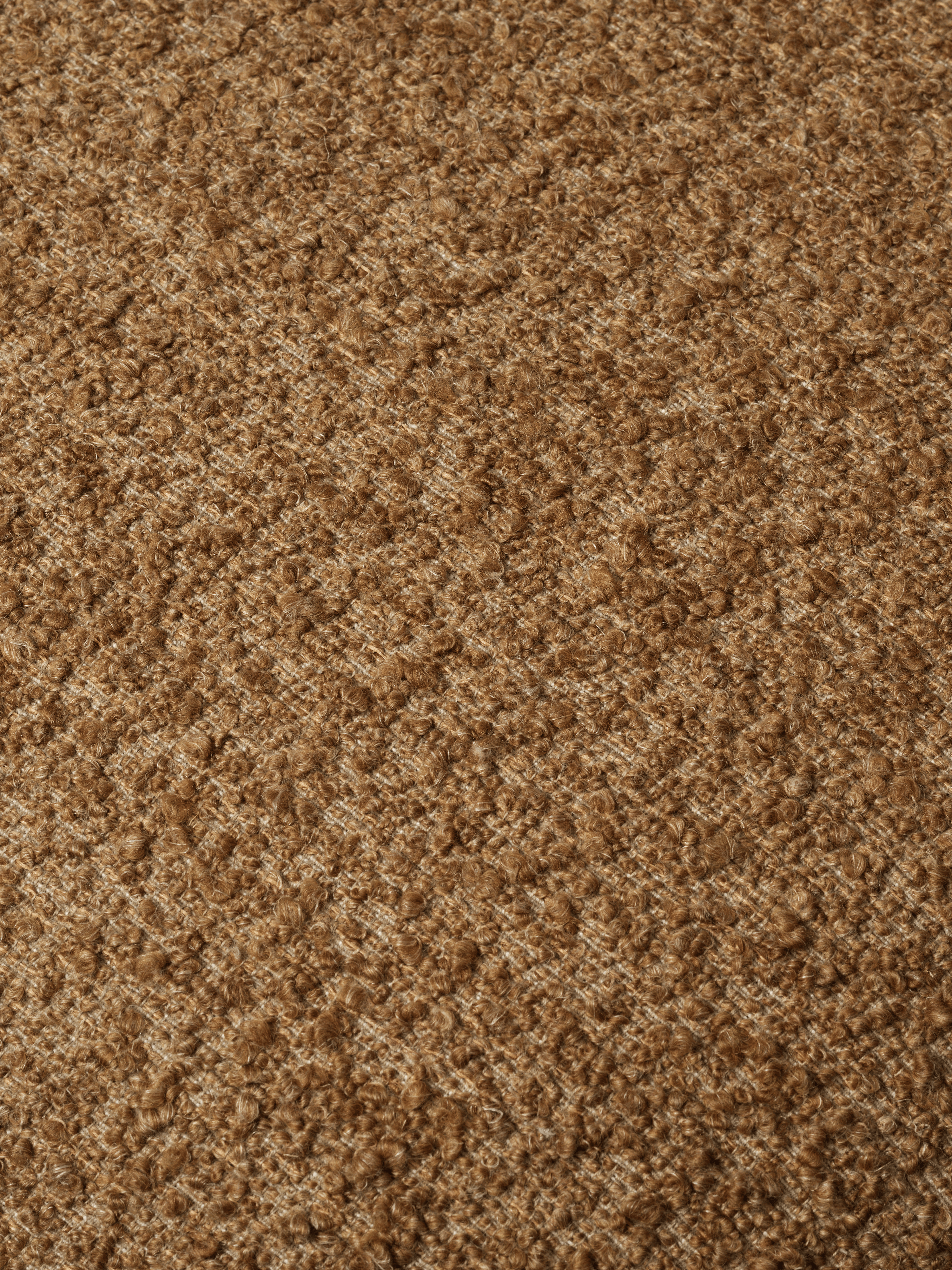 RICO PICCOLO LOUNGE Chair brown boucle