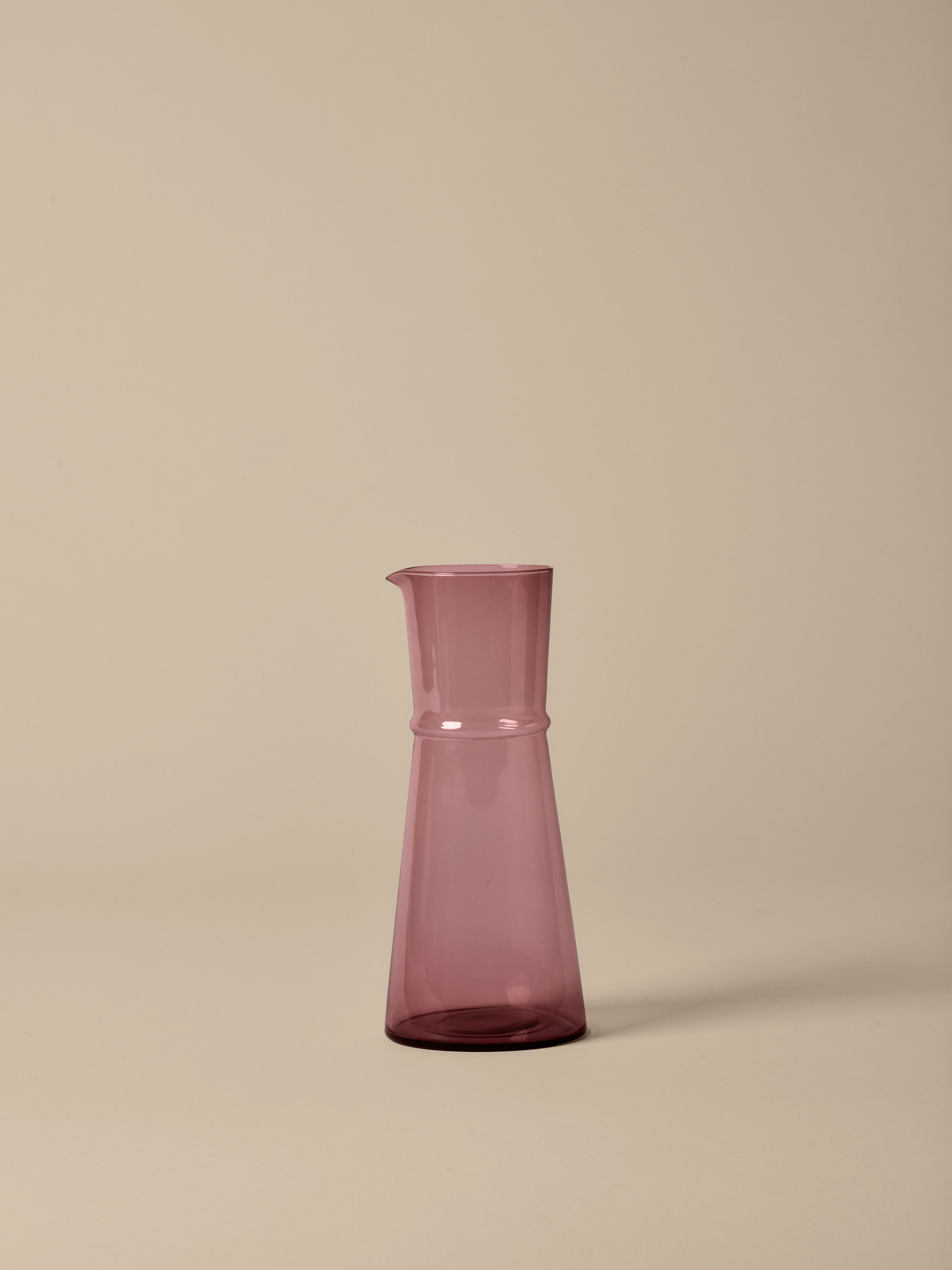 BOYA Transparent Purple Glass Carafe