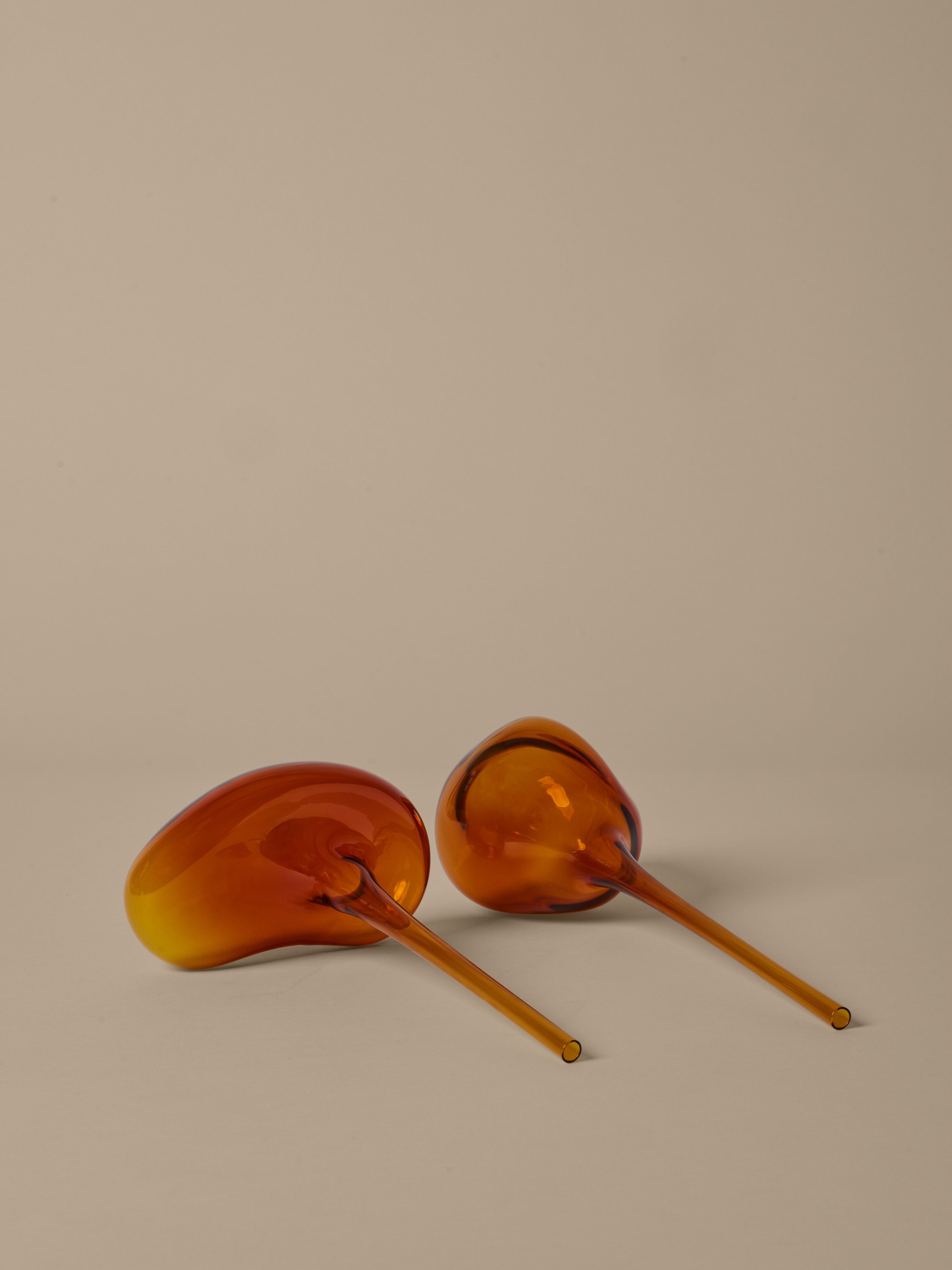 MERCURY Amber Glass Irrigation Ball Set