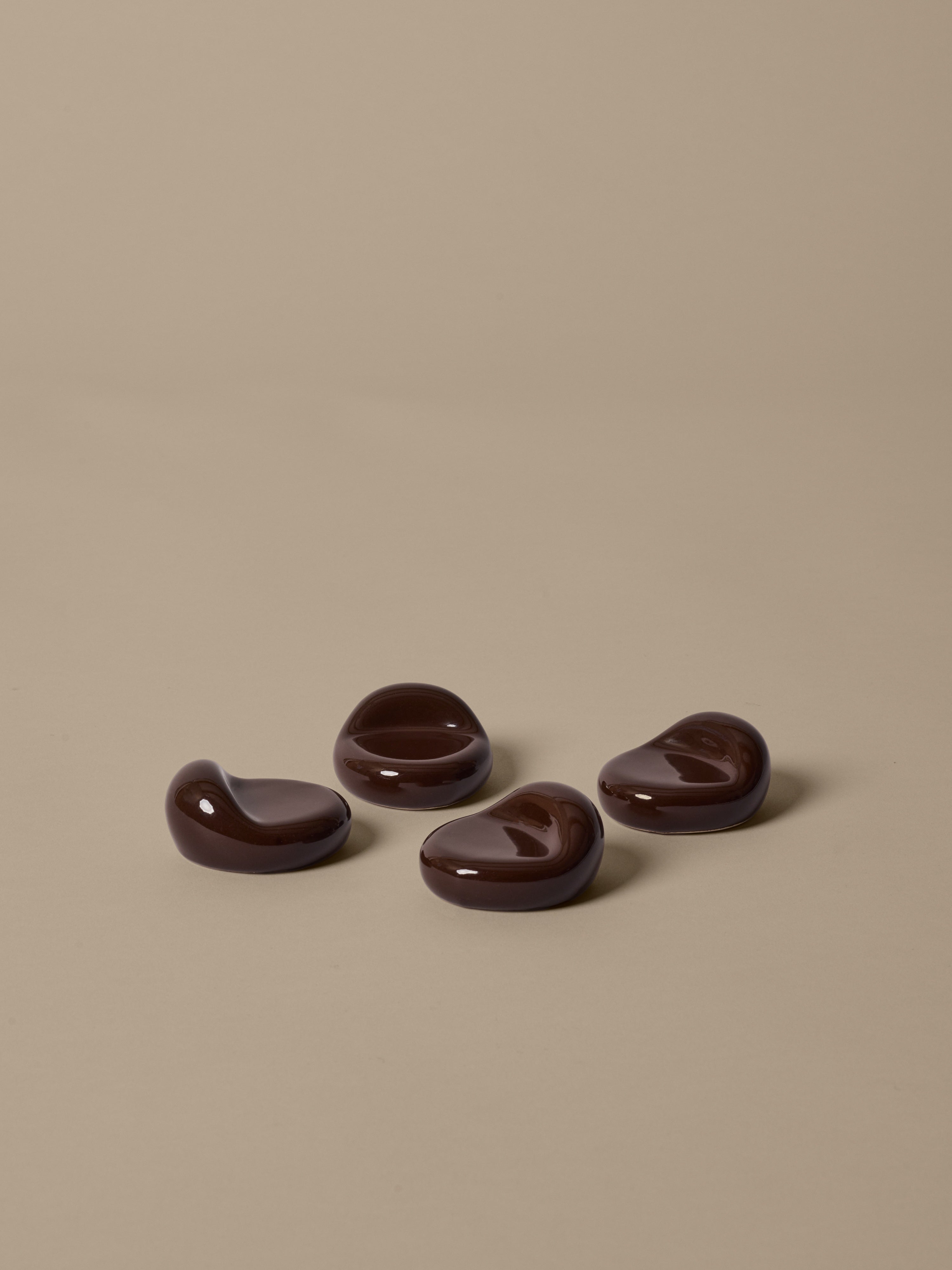 Untersetzer-Set für den NUBE Blumentopf braun