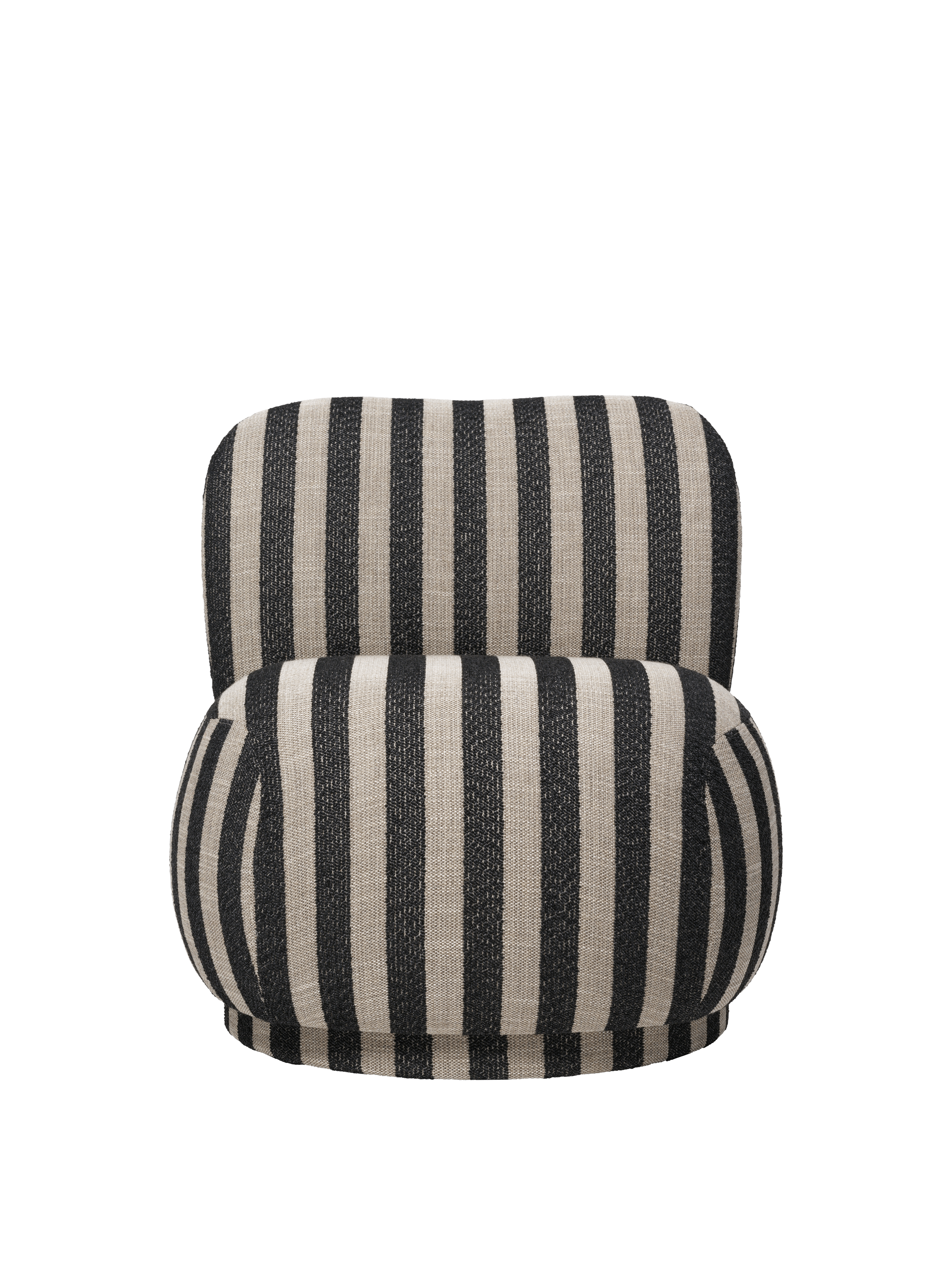 RICO PICCOLO Armchair Louisiana Black with Sand