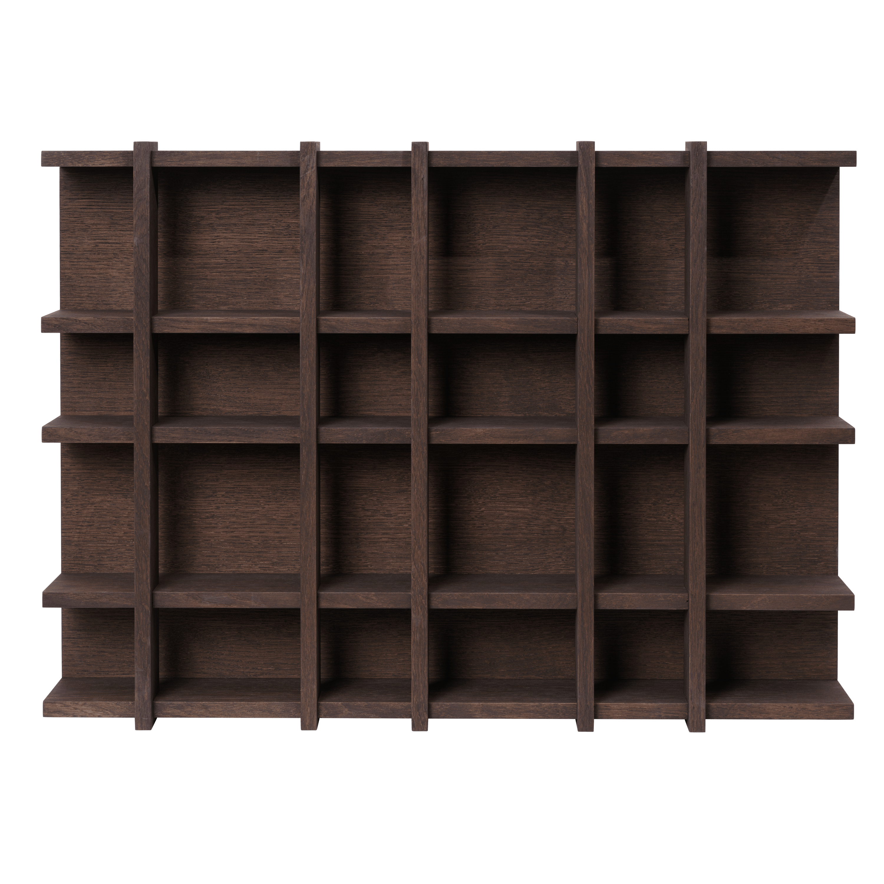 Wall Shelf TILEM Dark Brown Oak Veneer