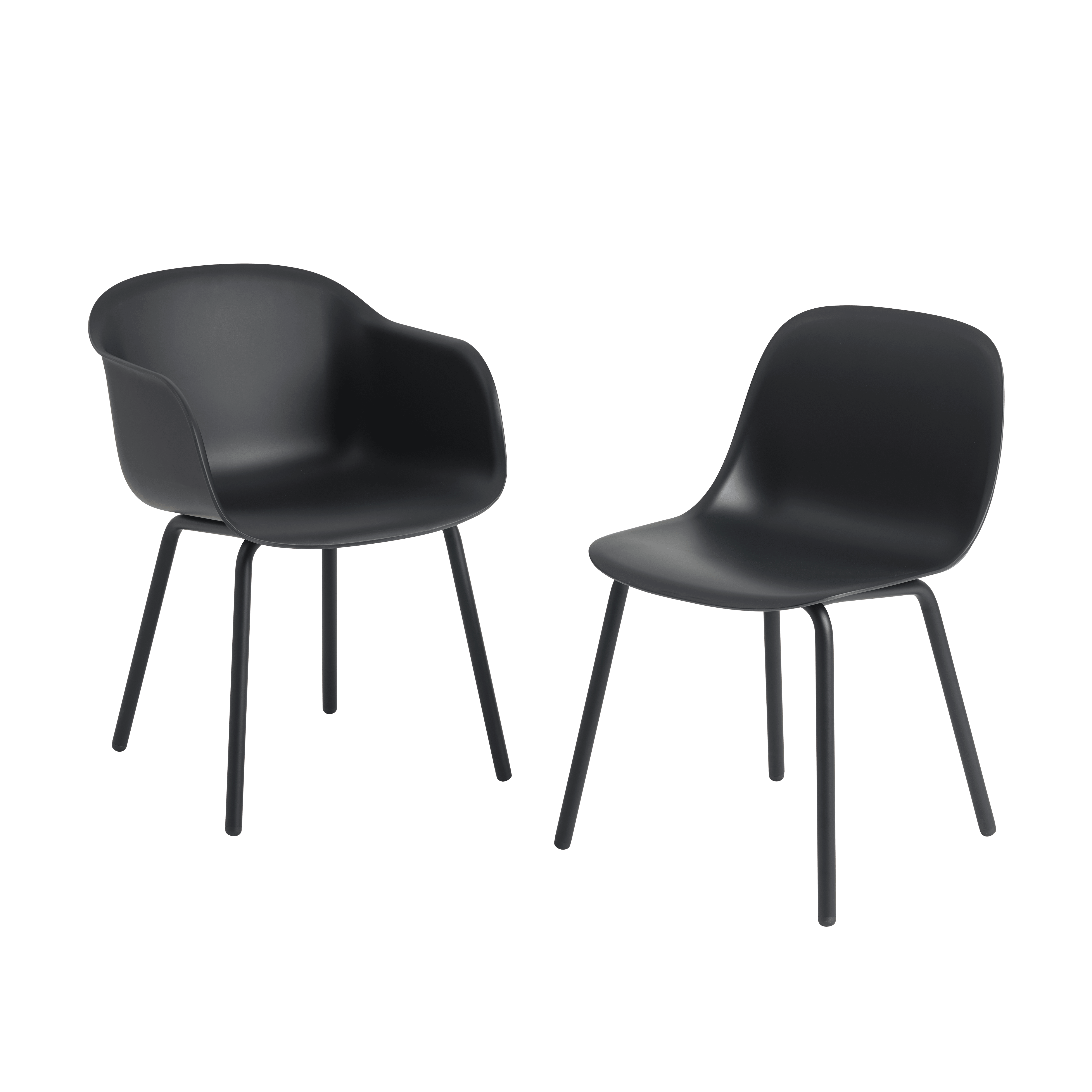 FIBER Black Outdoor Armchair